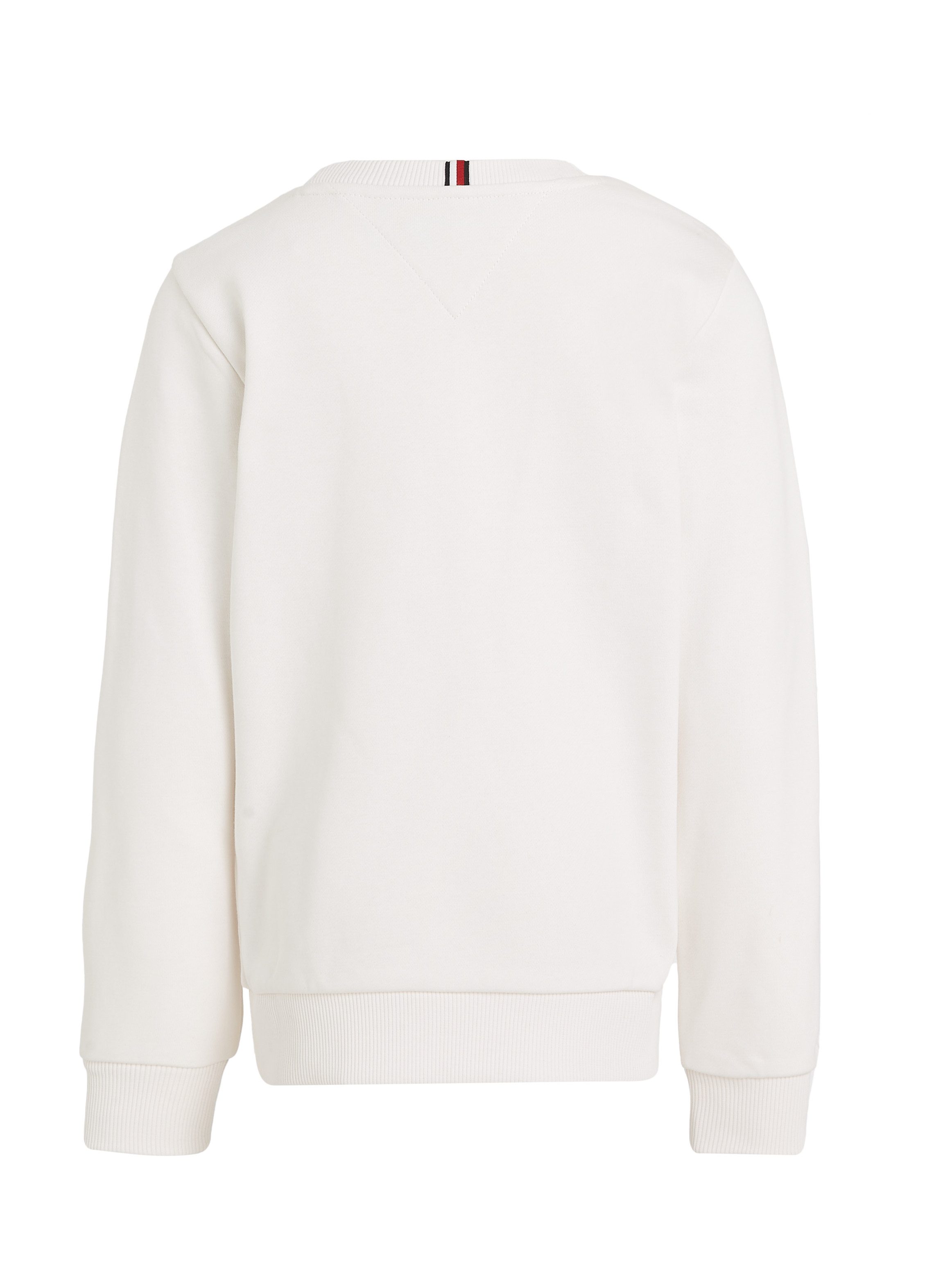Tommy Hilfiger Sweatshirt MONOTYPE FLOCK REG SWEATSHIRT Baby tot 2 jaar, met frontprint, ronde hals, lange mouwen