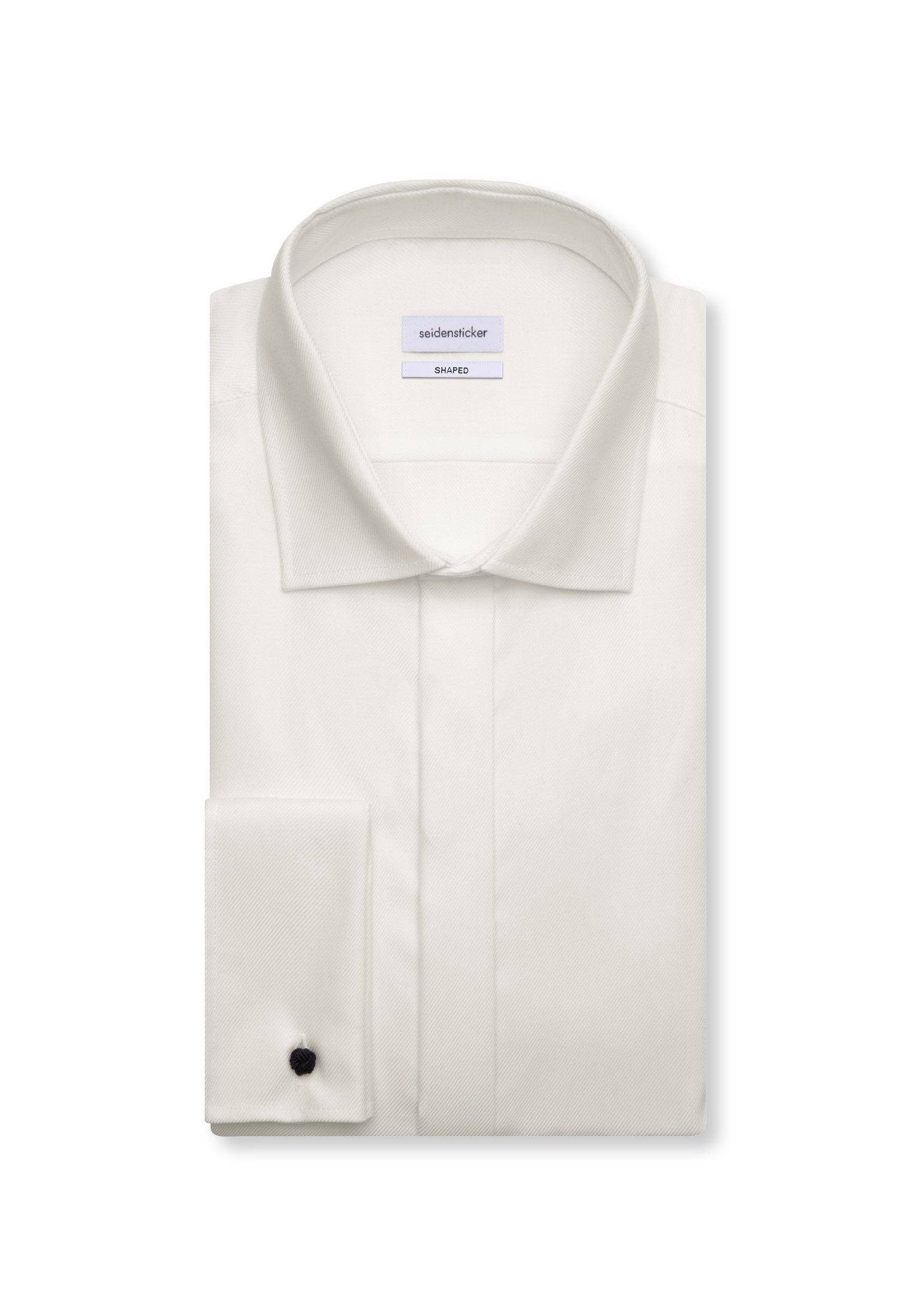 seidensticker Smokingoverhemd Shaped lange mouwen kentkraag uni