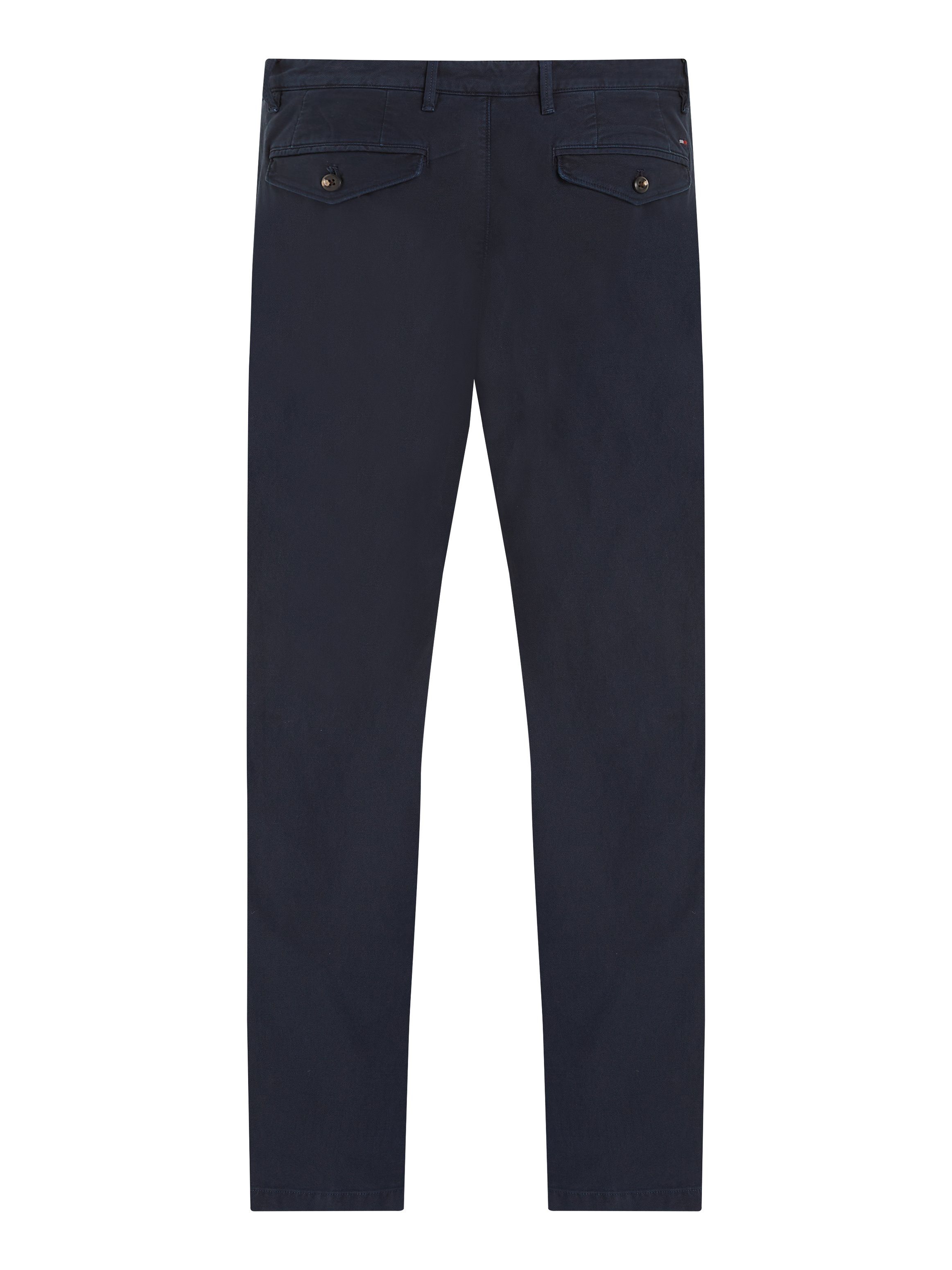 Tommy Hilfiger Chino CHELSEA GABARDINE GMD met logo borduursel op de achterzak