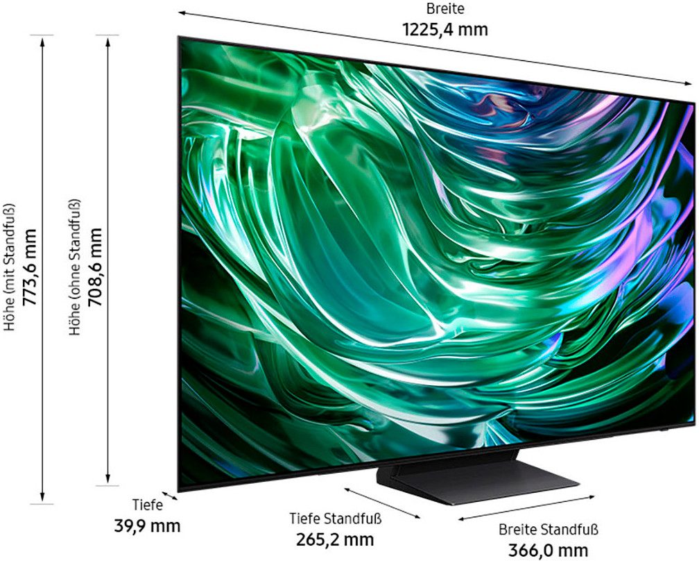 Samsung OLED-TV, 138 cm / 55", 4K Ultra HD, Smart TV, Neural Quantum 4K AI Gen2 processor, Gaming Hub, tot 144Hz