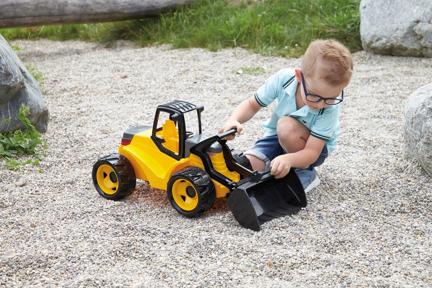 Lena® Speelgoed-shovel Giga Trucks, Pro zitschoplader