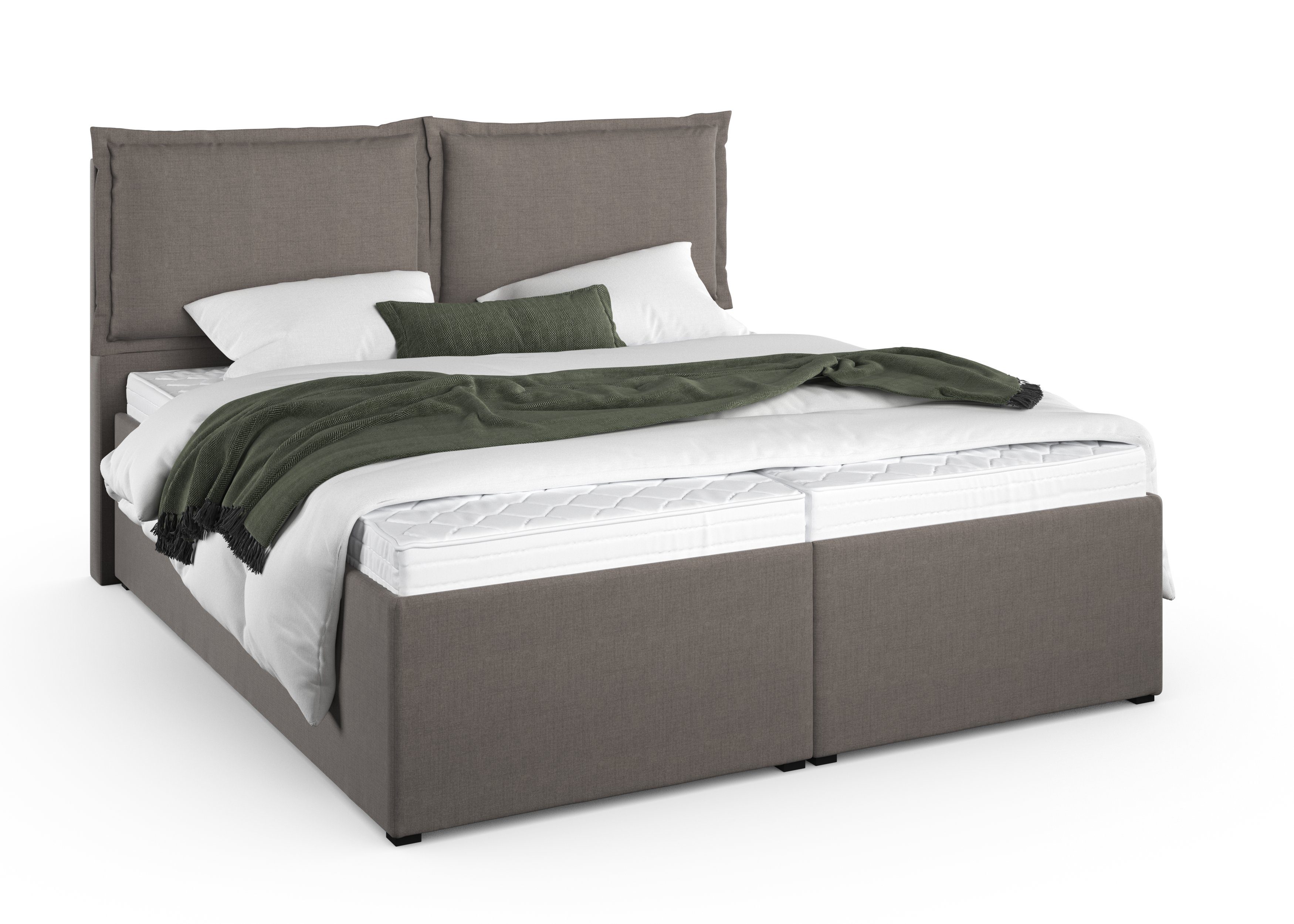 Maintal Gestoffeerd bed Lyara naar keuze zonder matras of kies uit 3 matrassoorten