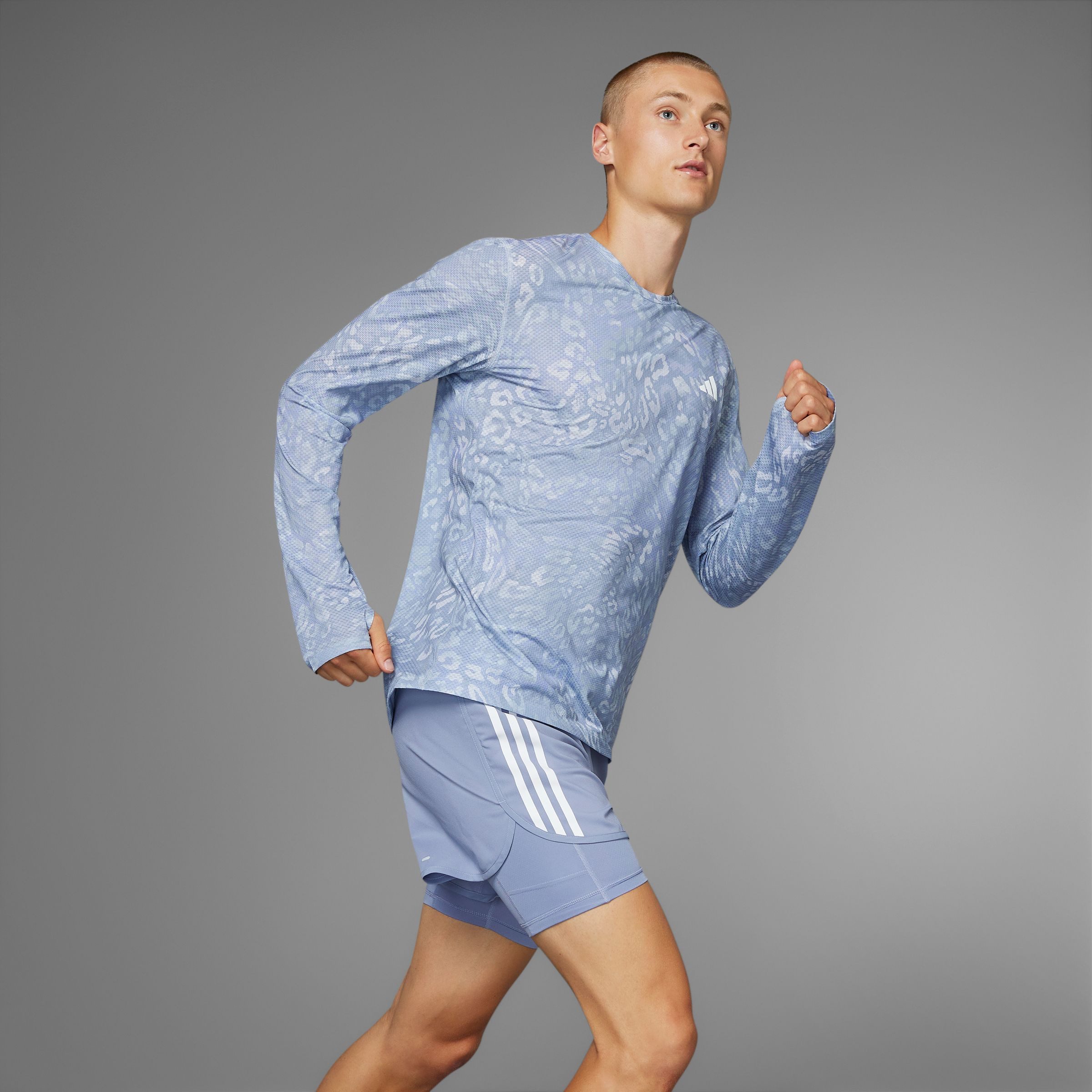 adidas Performance Runningshirt OTR E AOP LS M