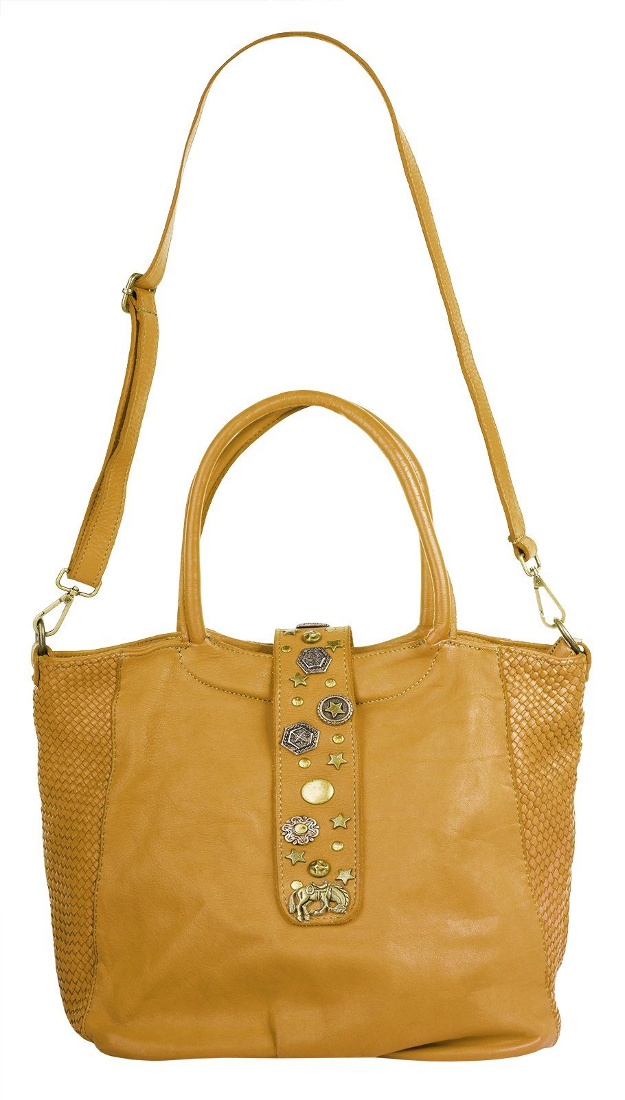 Forty Degrees Tas echt leer, made in italy