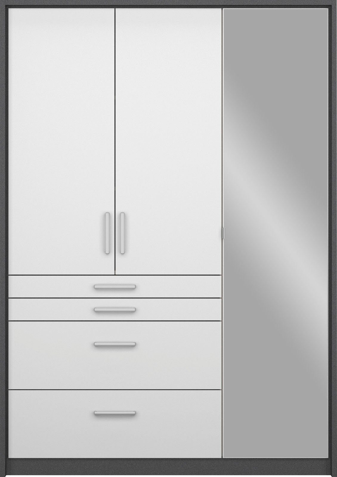 rauch Draaideurkast Kledingkast kast garderobe garderobekast topseller HOMBURG inclusief passe-partout, bovenste lade met indeling made in germany