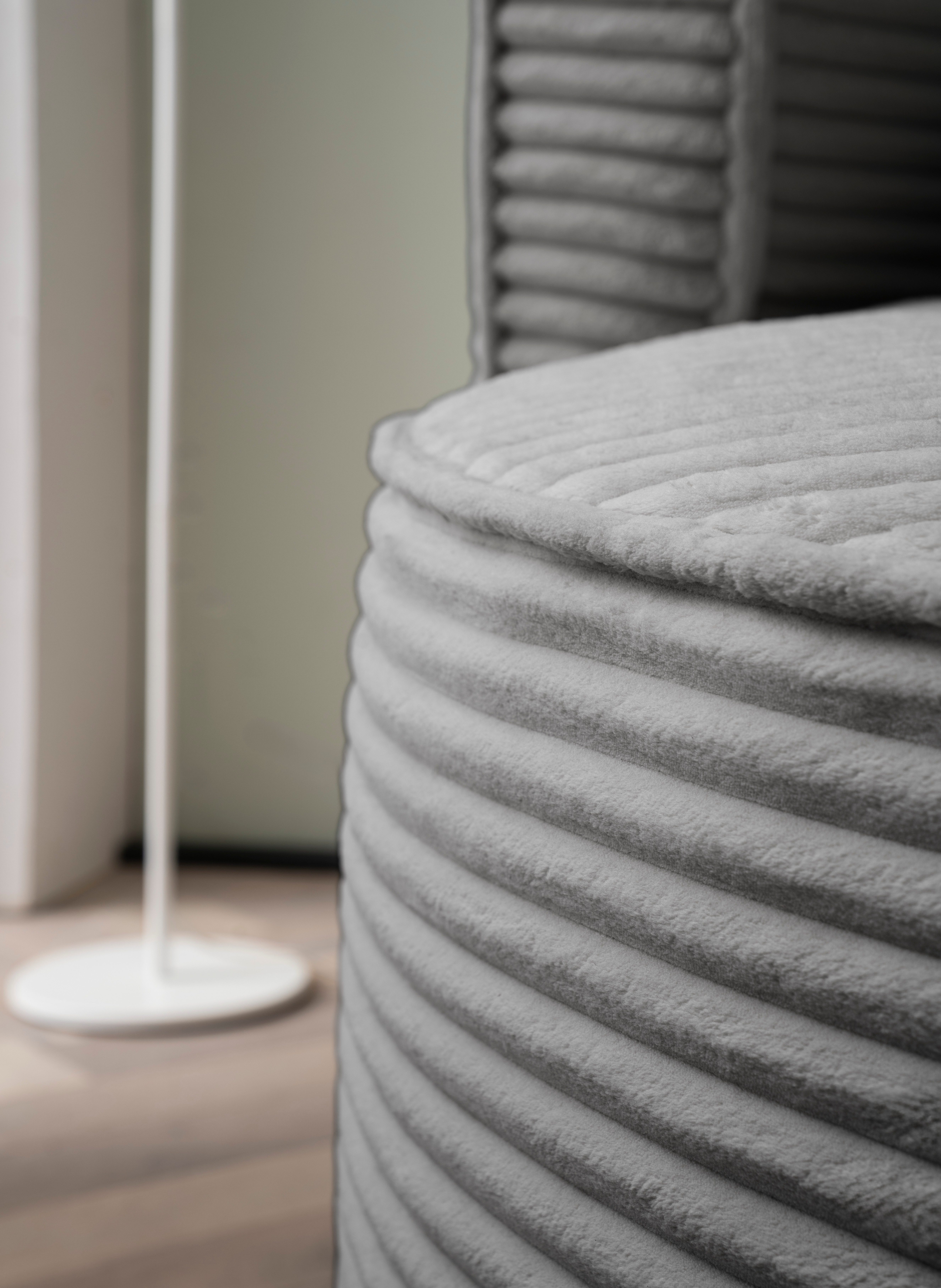 LeGer Home by Lena Gercke XXL-fauteuil Isalie, ronde stoel met voetensteun, leesstoel, loveseat, grote stoel (set)