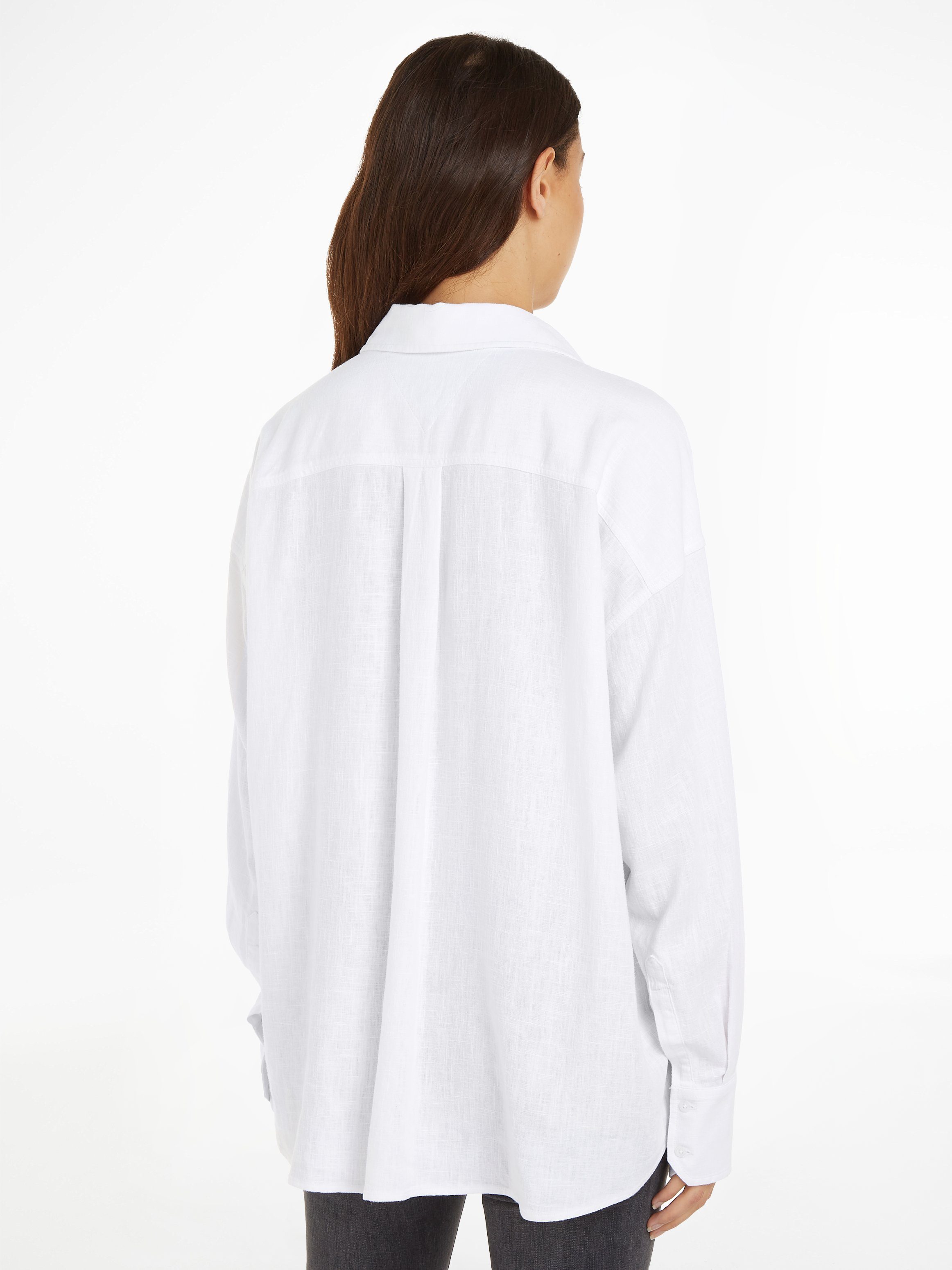 TOMMY JEANS Klassieke blouse TJW SP OVR LINEN SHIRT