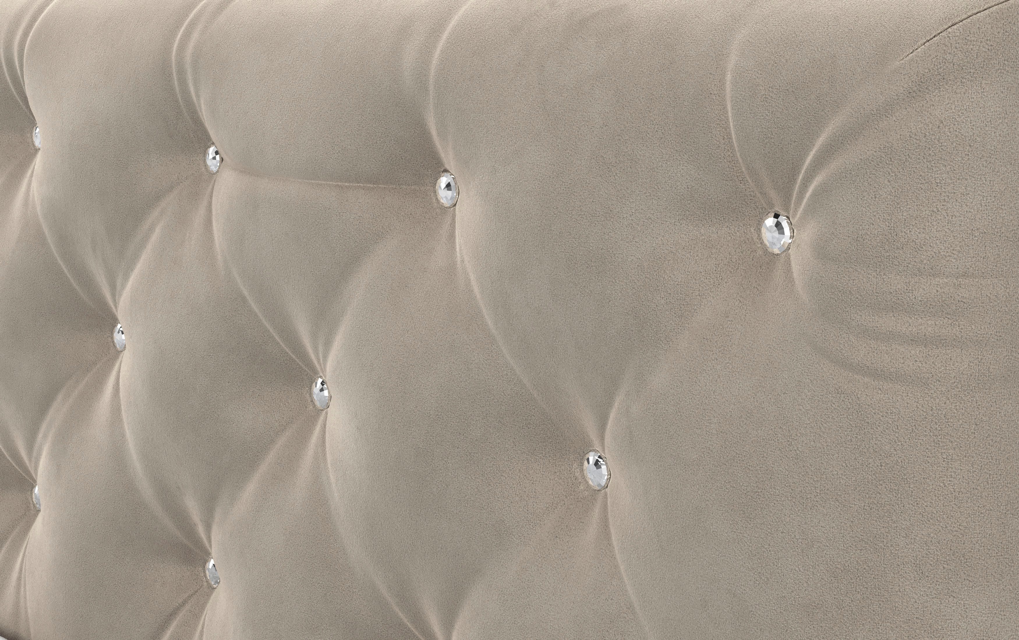 COTTA Boxspring Castlerock met strass-steentjes in het hoofdeinde, incl. topper