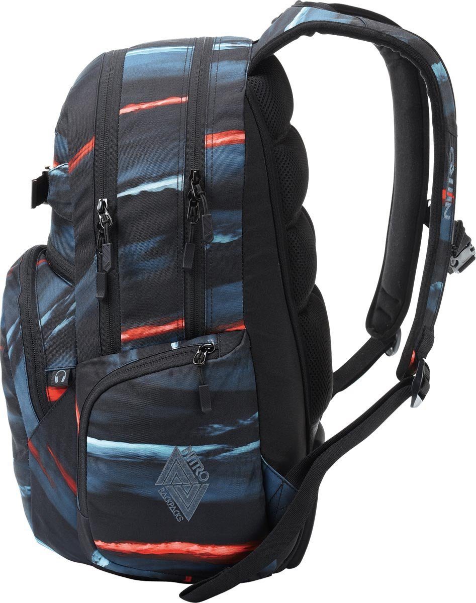 NITRO Schoolrugzak Hero Casual rugzak, grote vrijetijds rugzak, school, werk en reis
