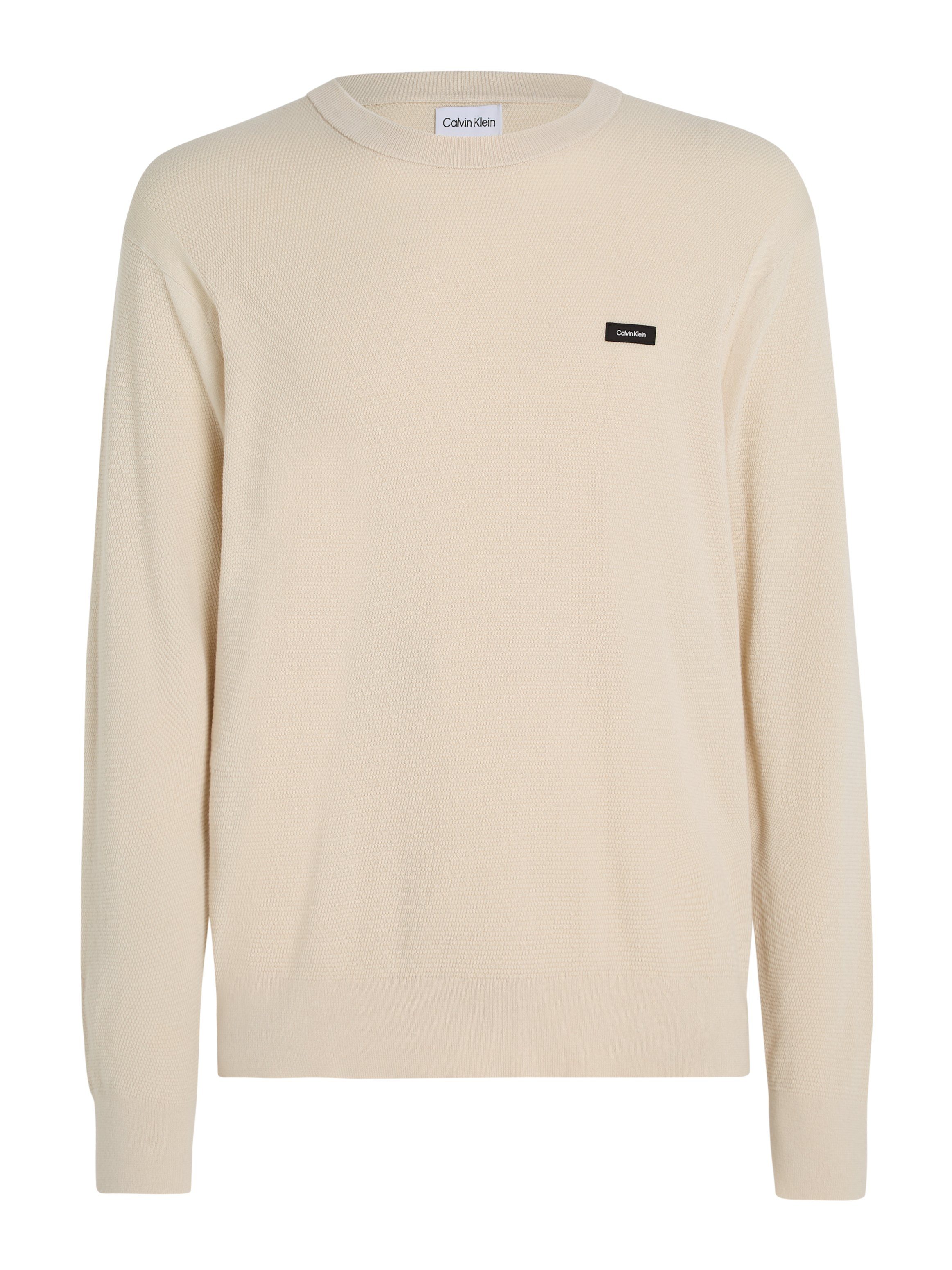 Calvin Klein Trui met ronde hals TEXTURED CN SWEATER