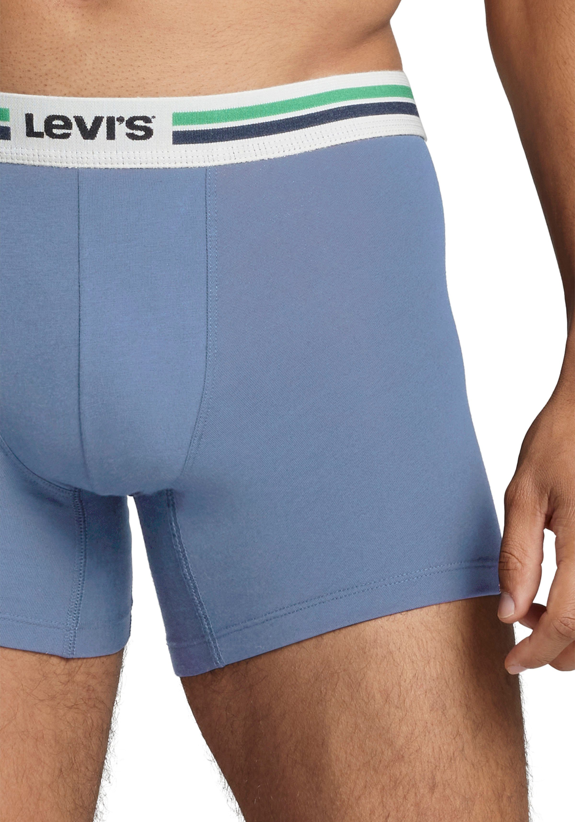 Levi's® Lange boxershort met logo-weefband (2 stuks, Set van 2)