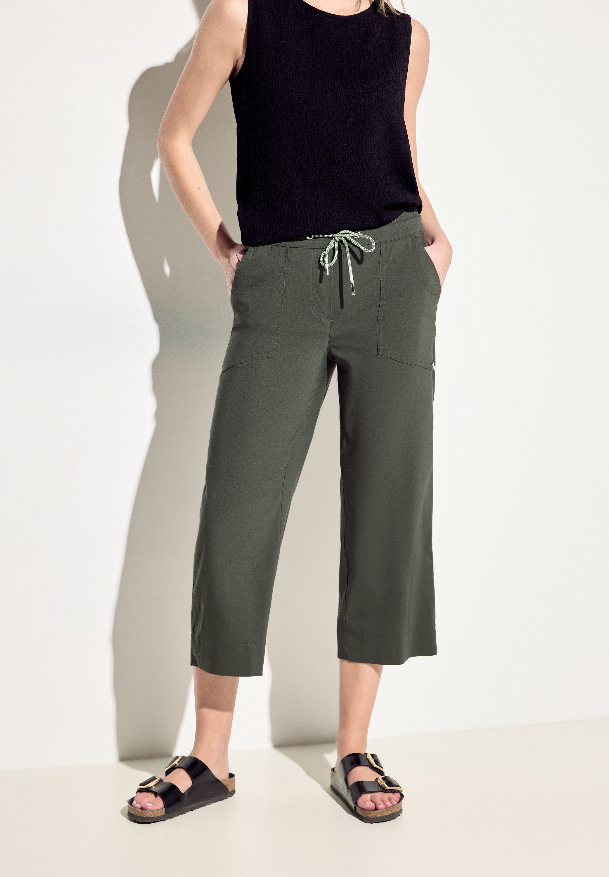 Cecil 3 4 broek Style Neele met zomerstretch