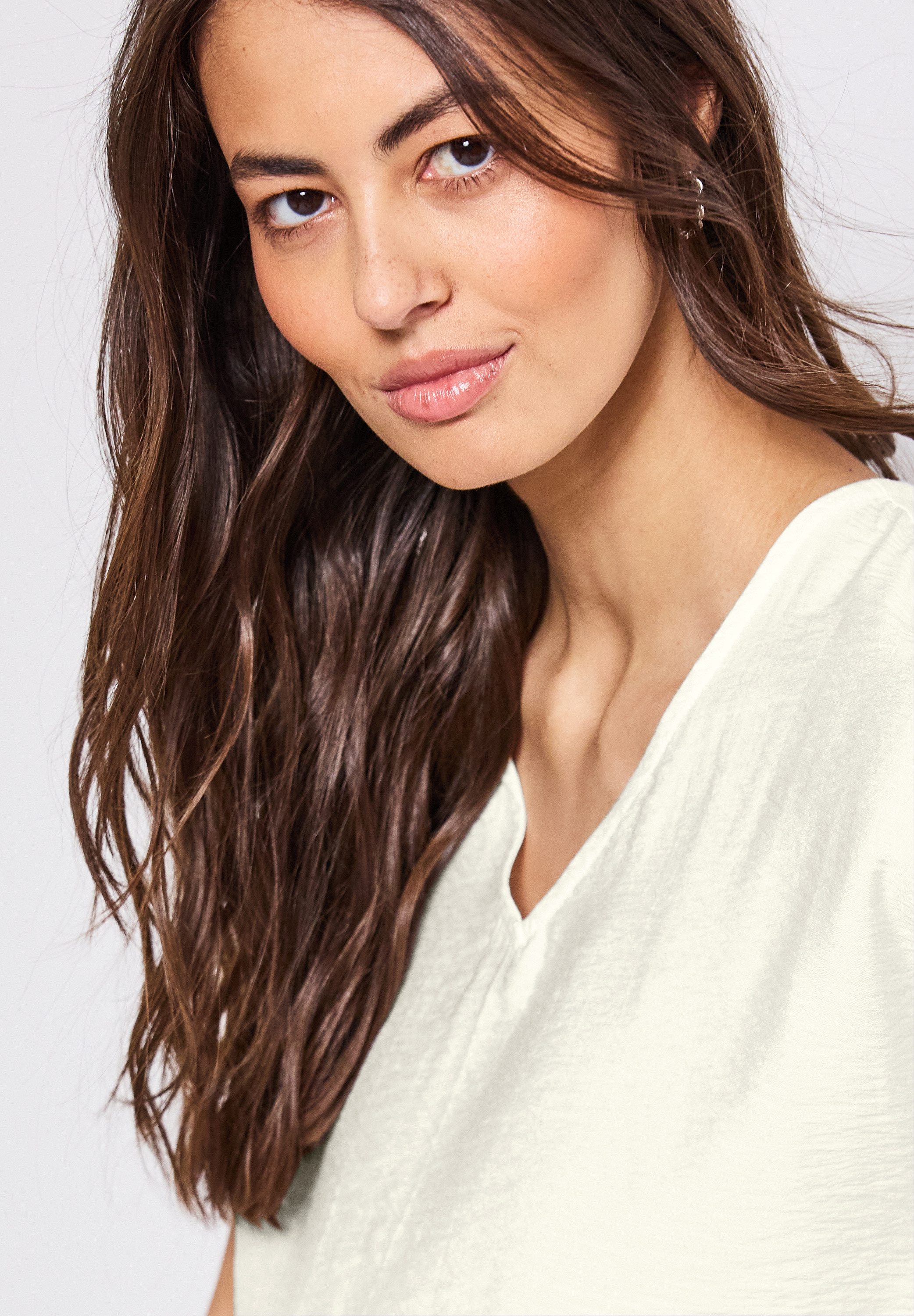 STREET ONE Shirtblouse met v-hals