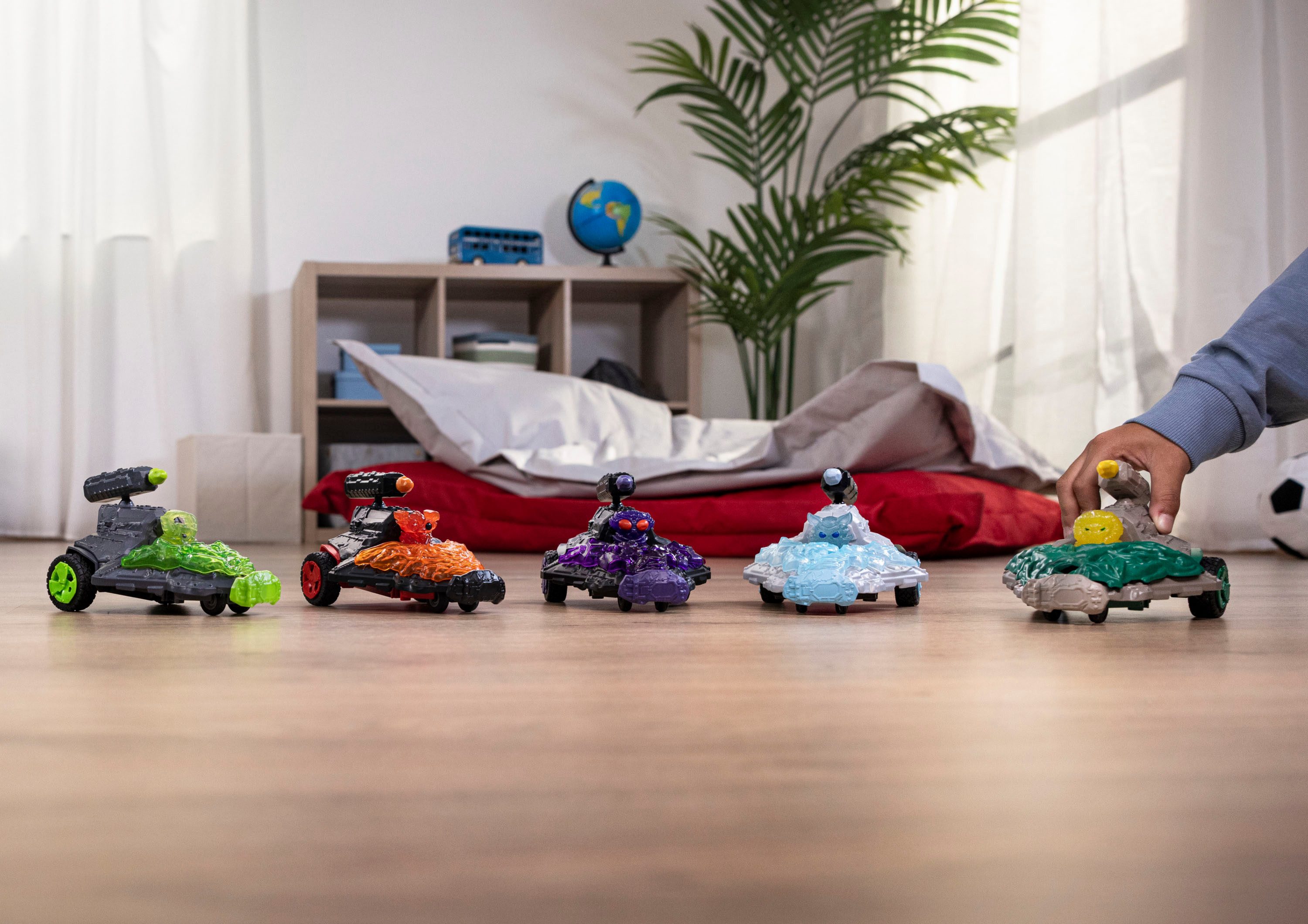 Schleich® Speelgoedauto ELDRADOR® CREATURES, Lava Düsenjet Fahrzeug mit Mini Cretaure (42663)