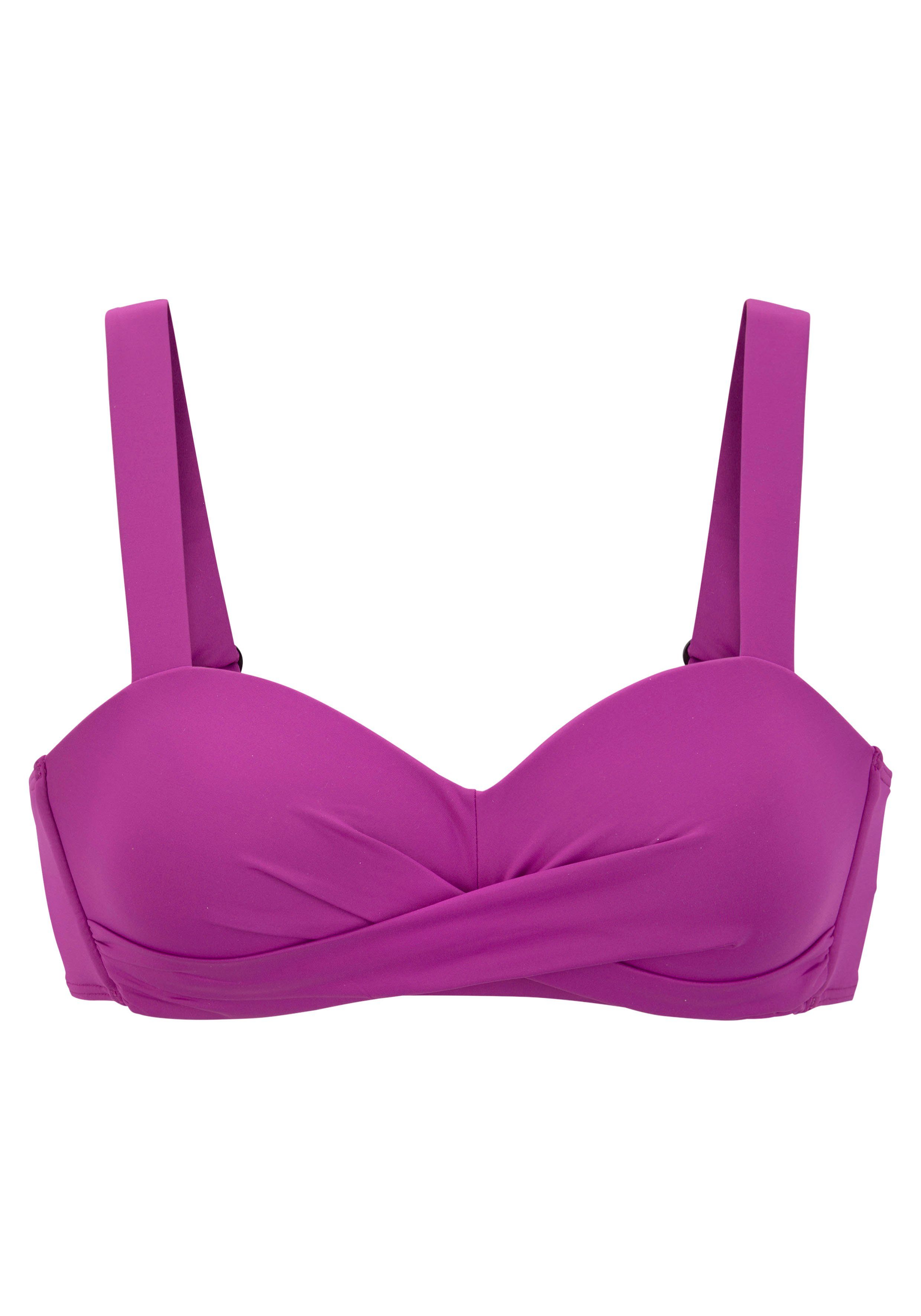 Lascana Bandeau-bikinitop Comfy met comfortabele pasvorm zonder beugel