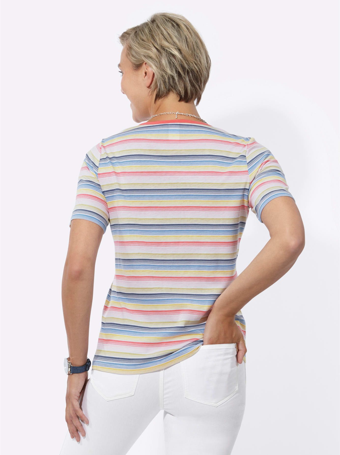 Classic Basics Shirt met V-hals Shirt (1-delig)