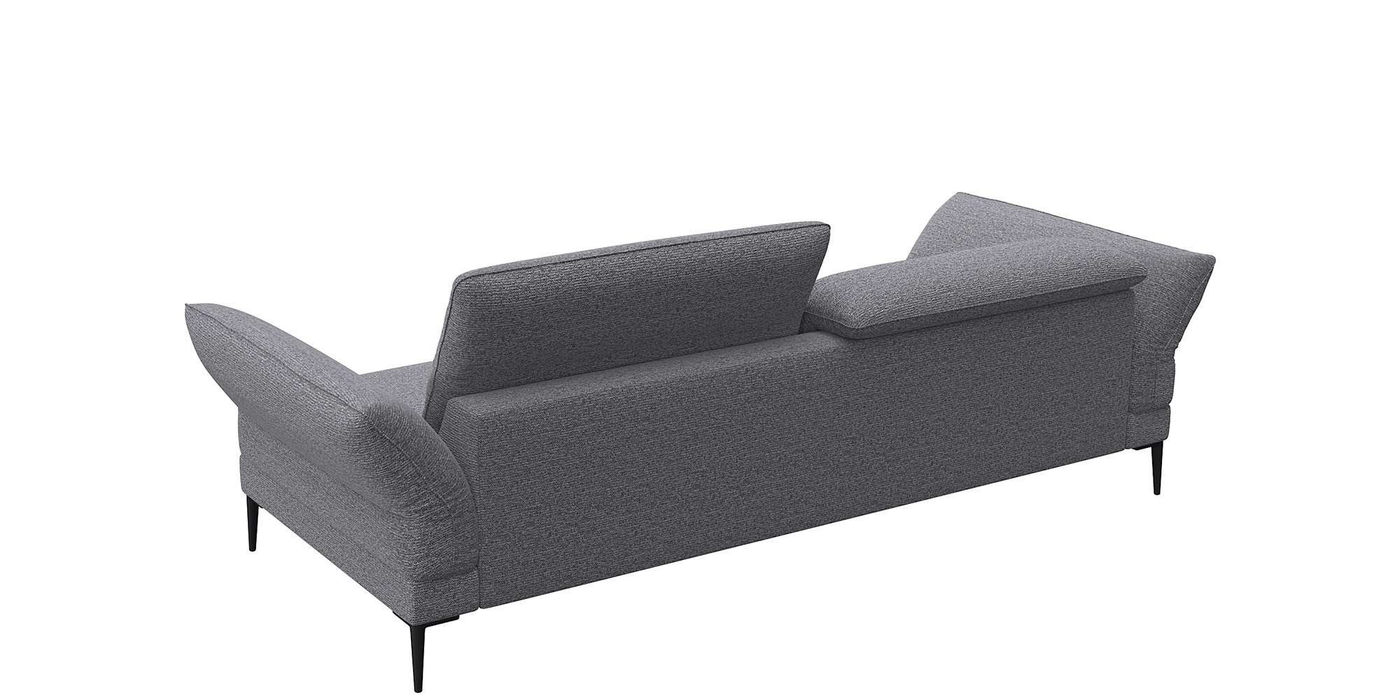 FLEXLUX 3-zitsbank Salino, functie-sofa, relaxsofa Bank met arm- en hoofdeinde verstellingen, koudschuim & staalgolven