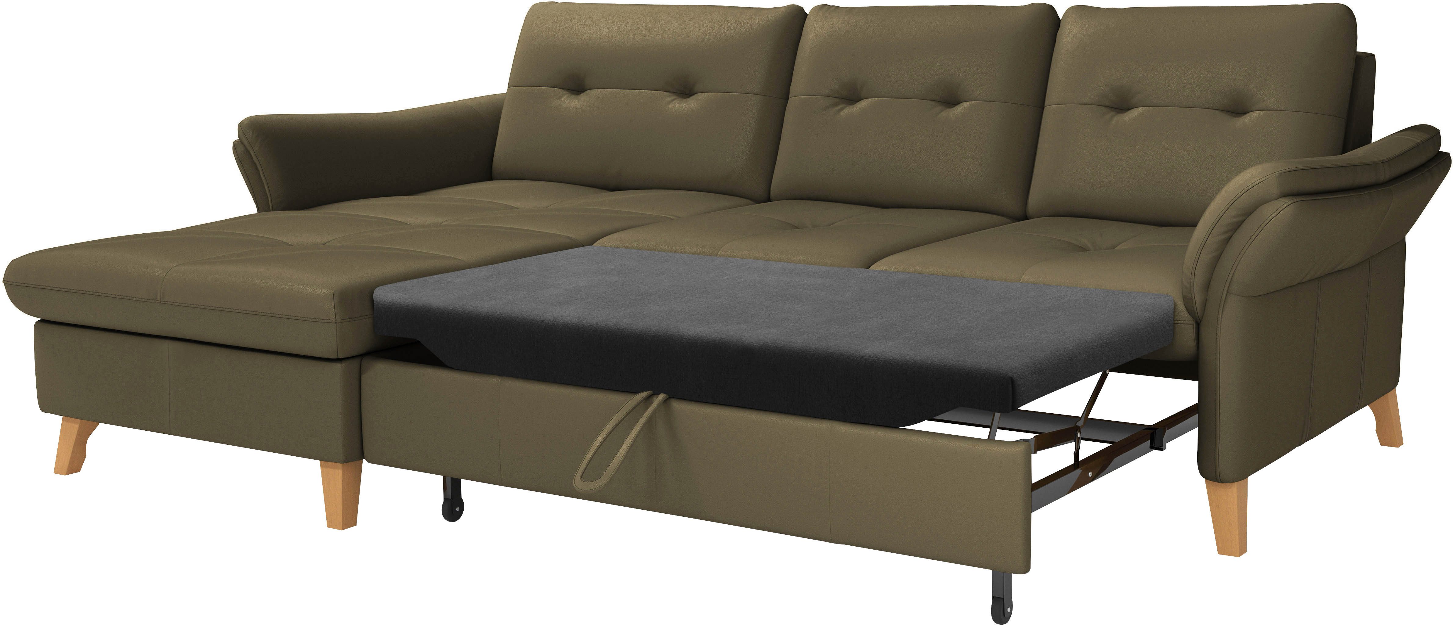sit&more Hoekbank Göteborg Zitdiepteverstelling en binnenvering, naar keuze met slaapfunctie