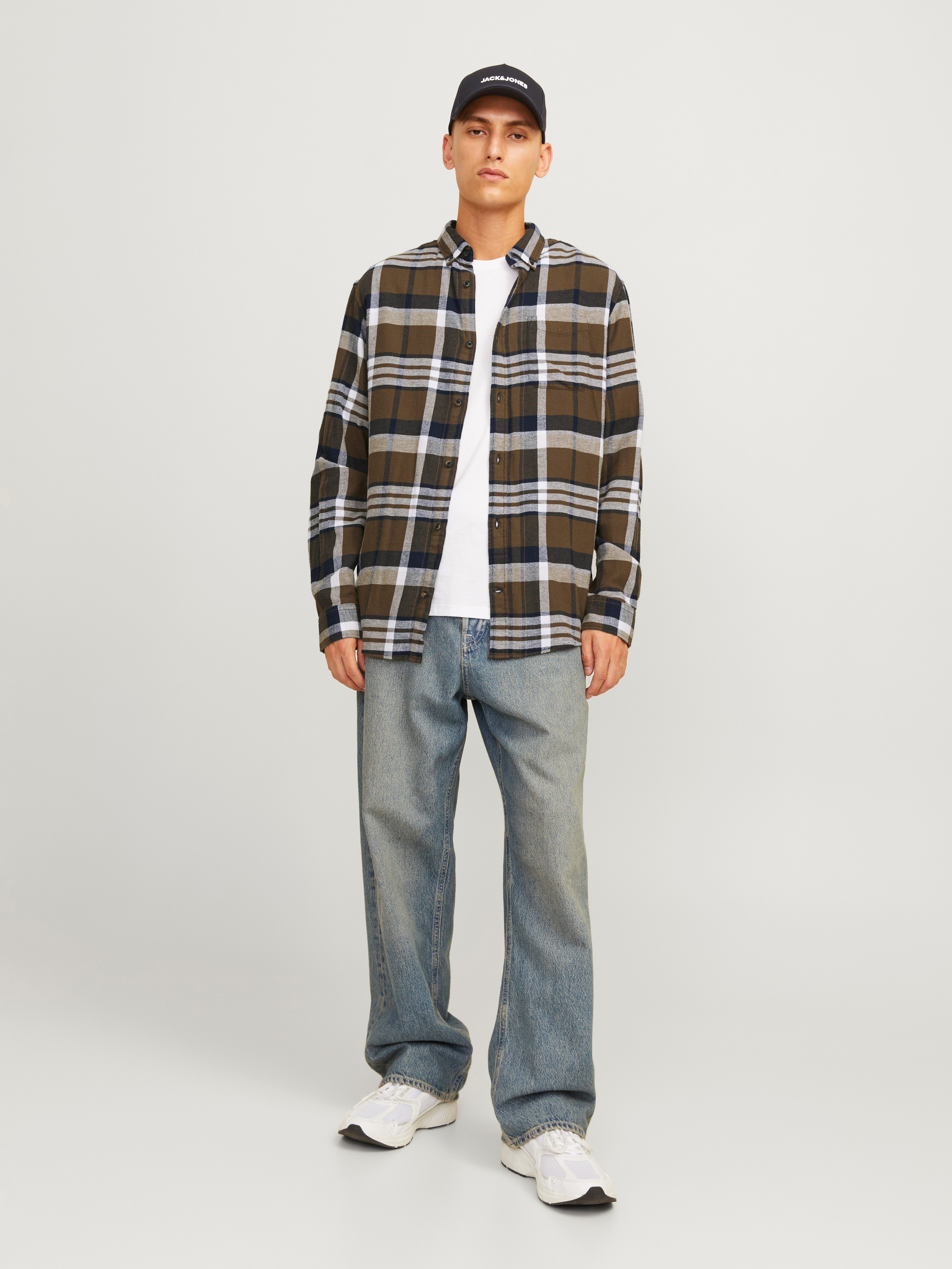 Jack & Jones Geruit overhemd JJECLASSIC AUTUMN CHECK SHIRT LS SN