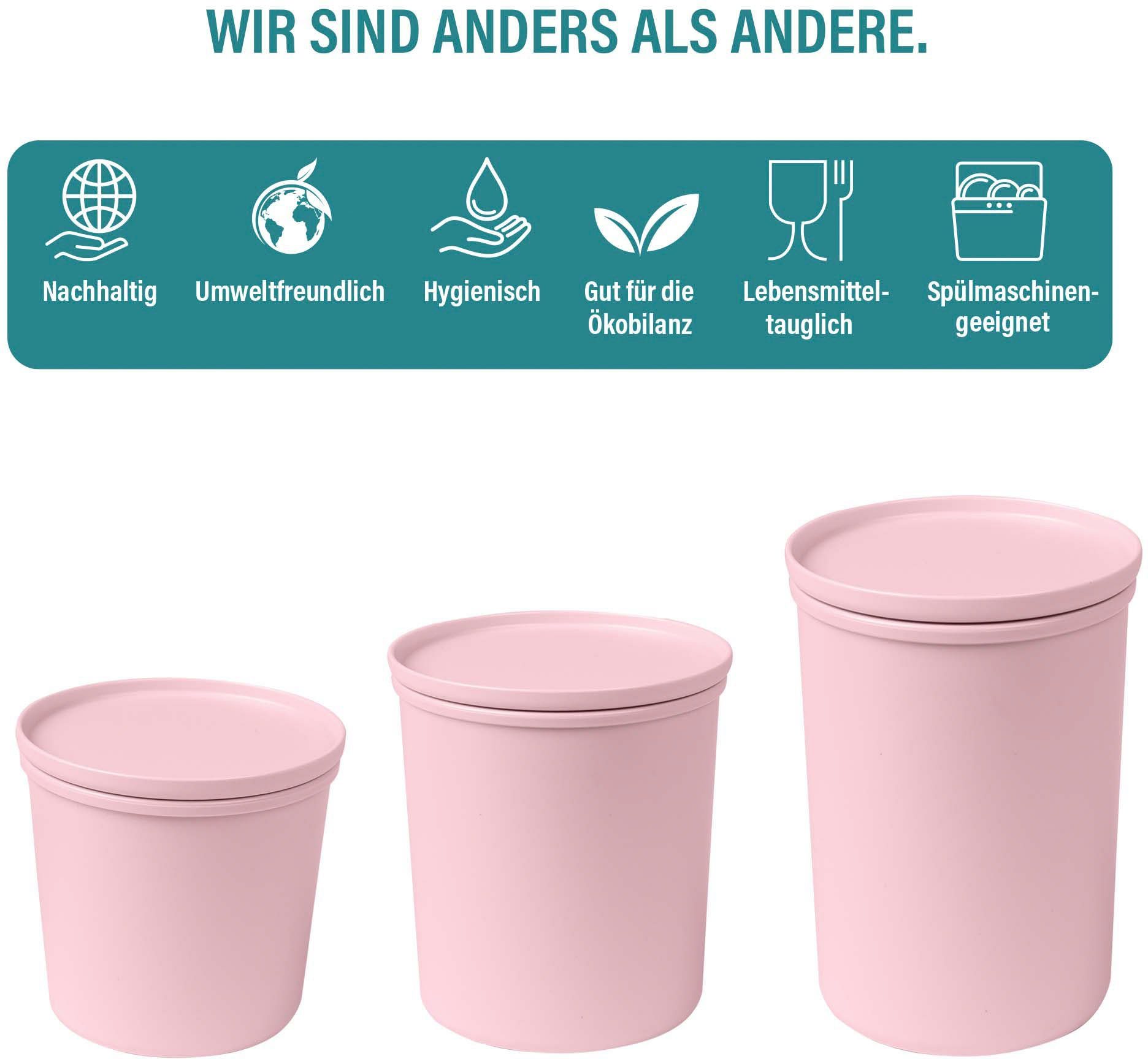 AWAVE® Vershoudtrommel AWAVE met rpet, 500, 800, 1000 ml (set, 3-delig)