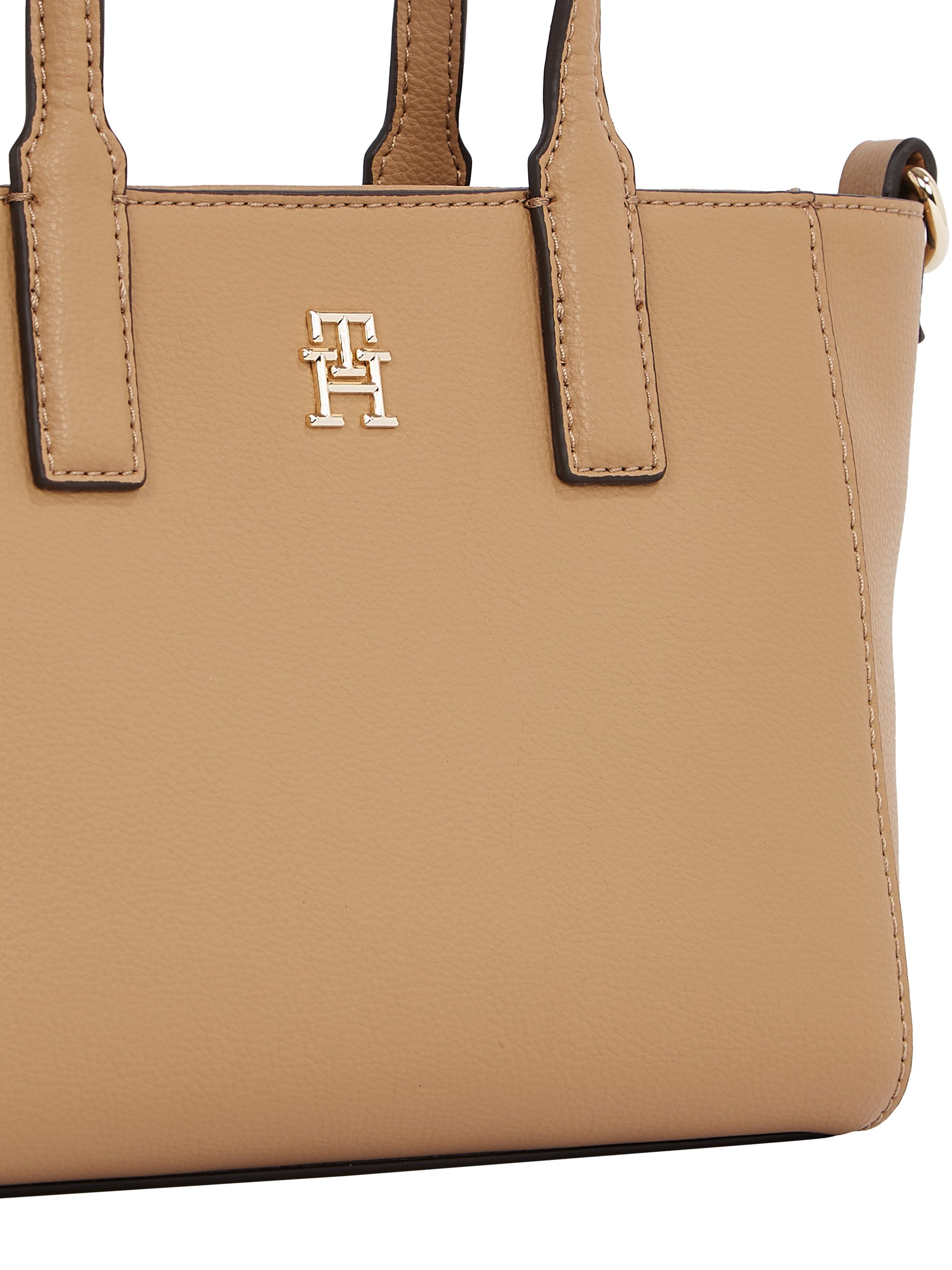 Tommy Hilfiger Shopper TH SOFT LOGO MINI TOTE , dames schoudertas, handtas, schoudertas met th-logo