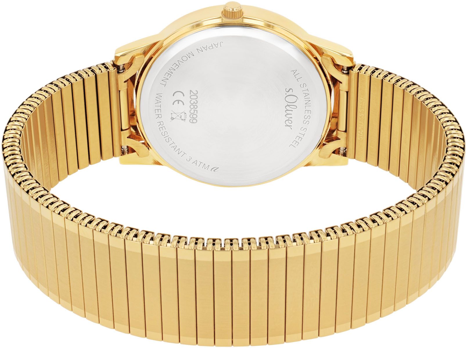 s.Oliver Kwartshorloge Horloge, dameshorloge, herenhorloge, stalen band, flexband, trekband
