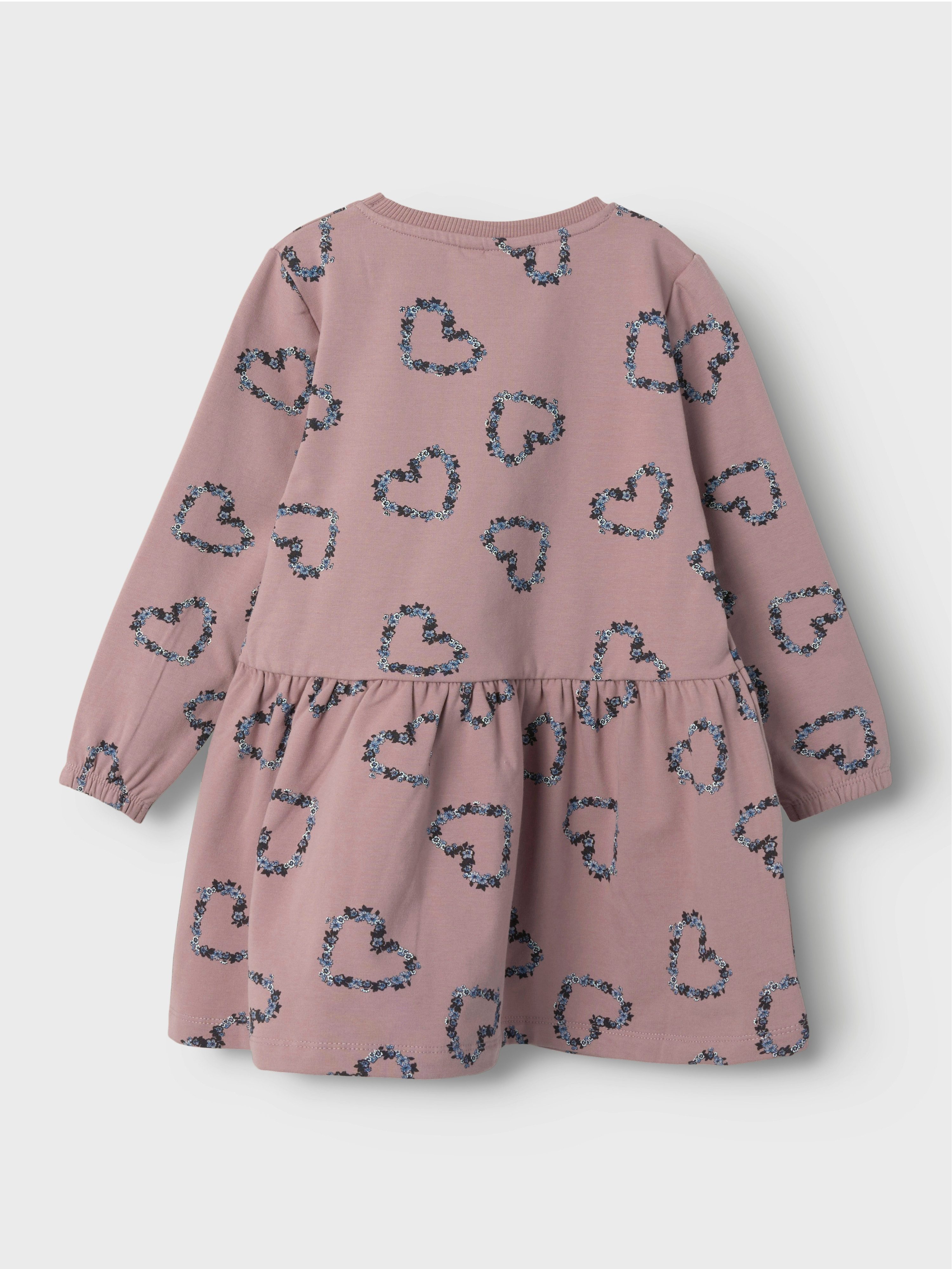 Name It Mini-jurk NMFOLUKRIA LS SWEAT DRESS BRU