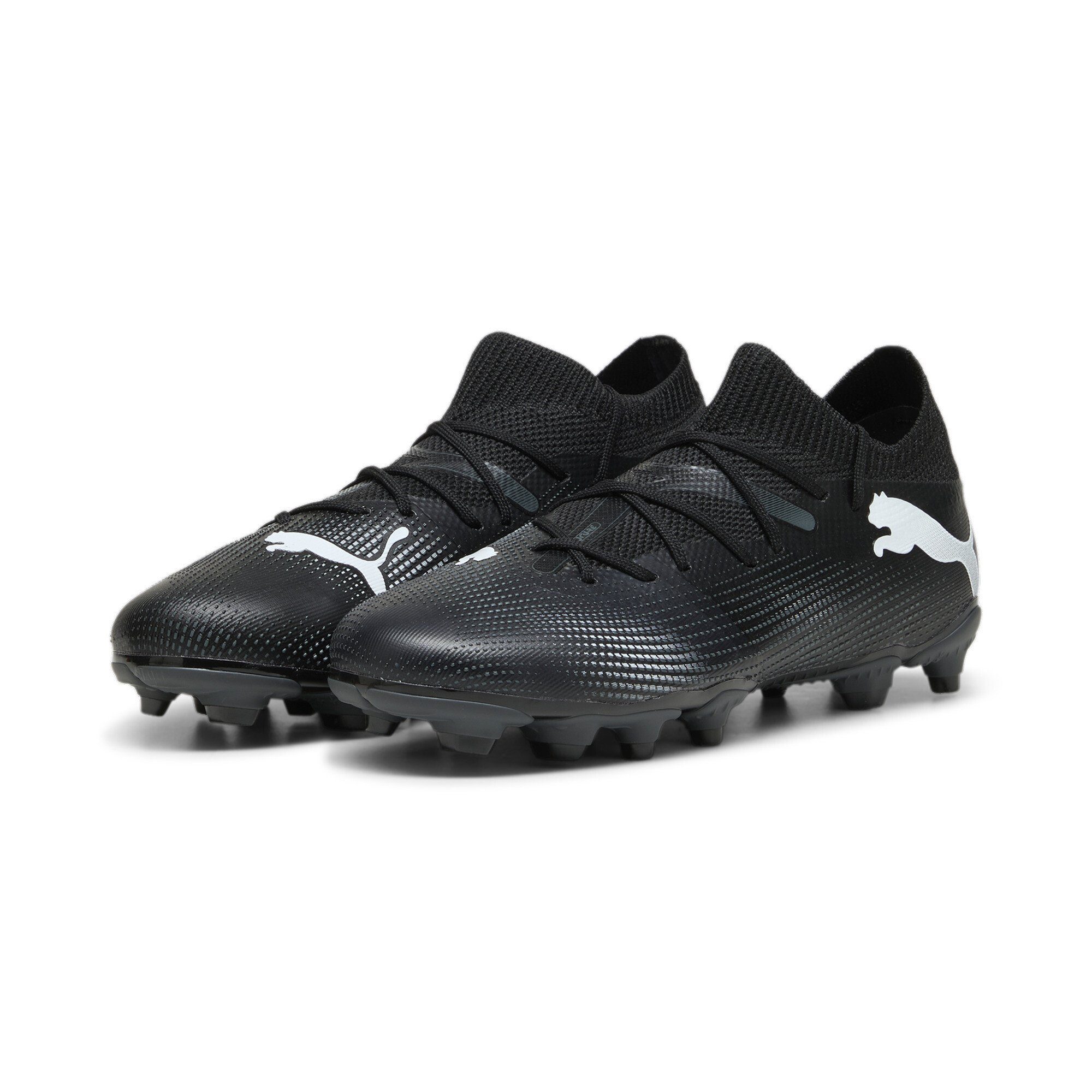 PUMA Voetbalschoenen FUTURE 7 MATCH FG/AG JR jongens zaalvoetbalschoenen maat 38 EU zwart