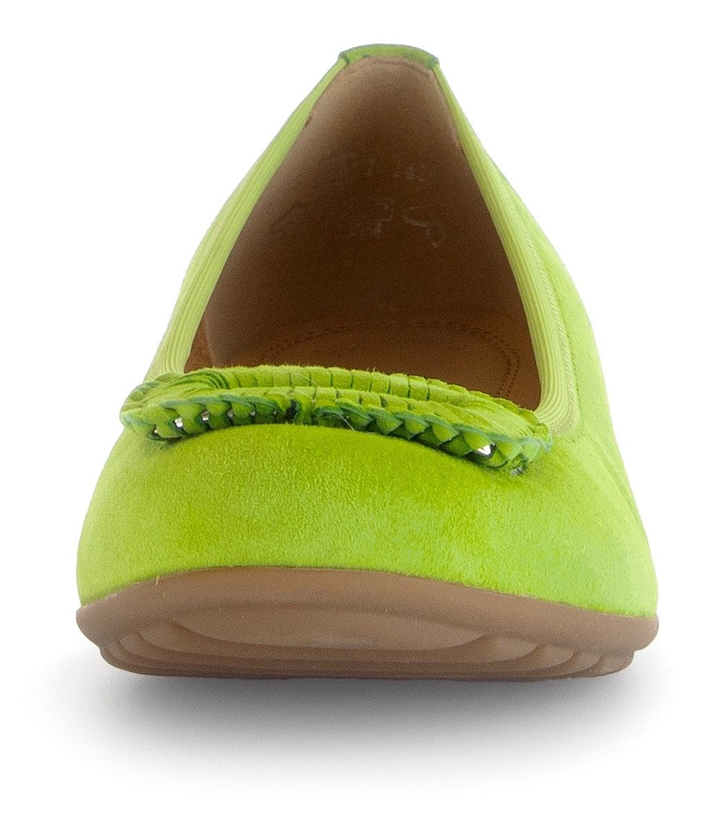 Gabor Ballerina's Florence , comfort schoen, zakelijke schoen, elastische afwerking, comfortbreedte g (= breed)