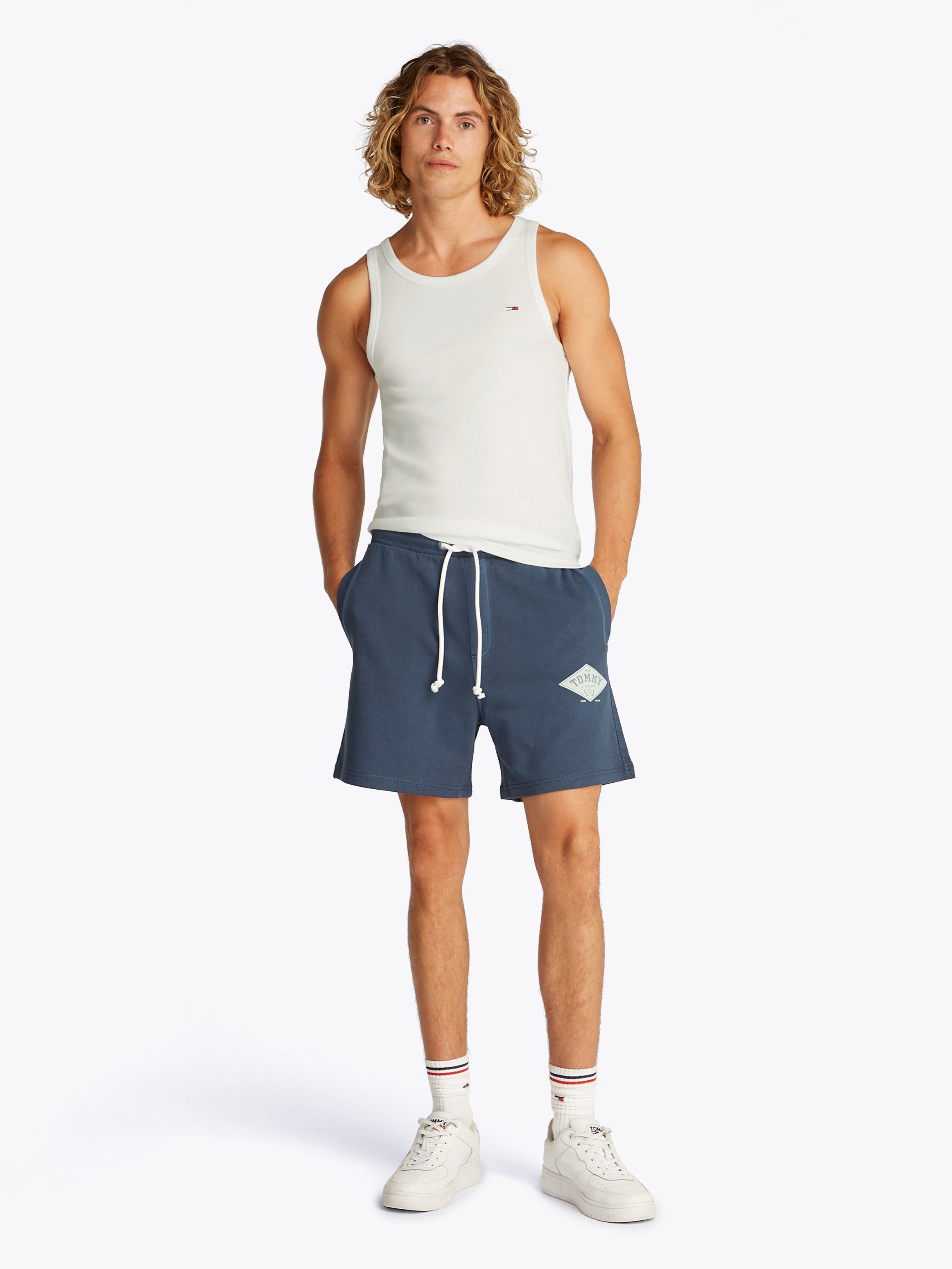 TOMMY JEANS Tanktop TJM XSLIM 2PCK RIB TANK EXT (set, 2-delig, 2 stuks)