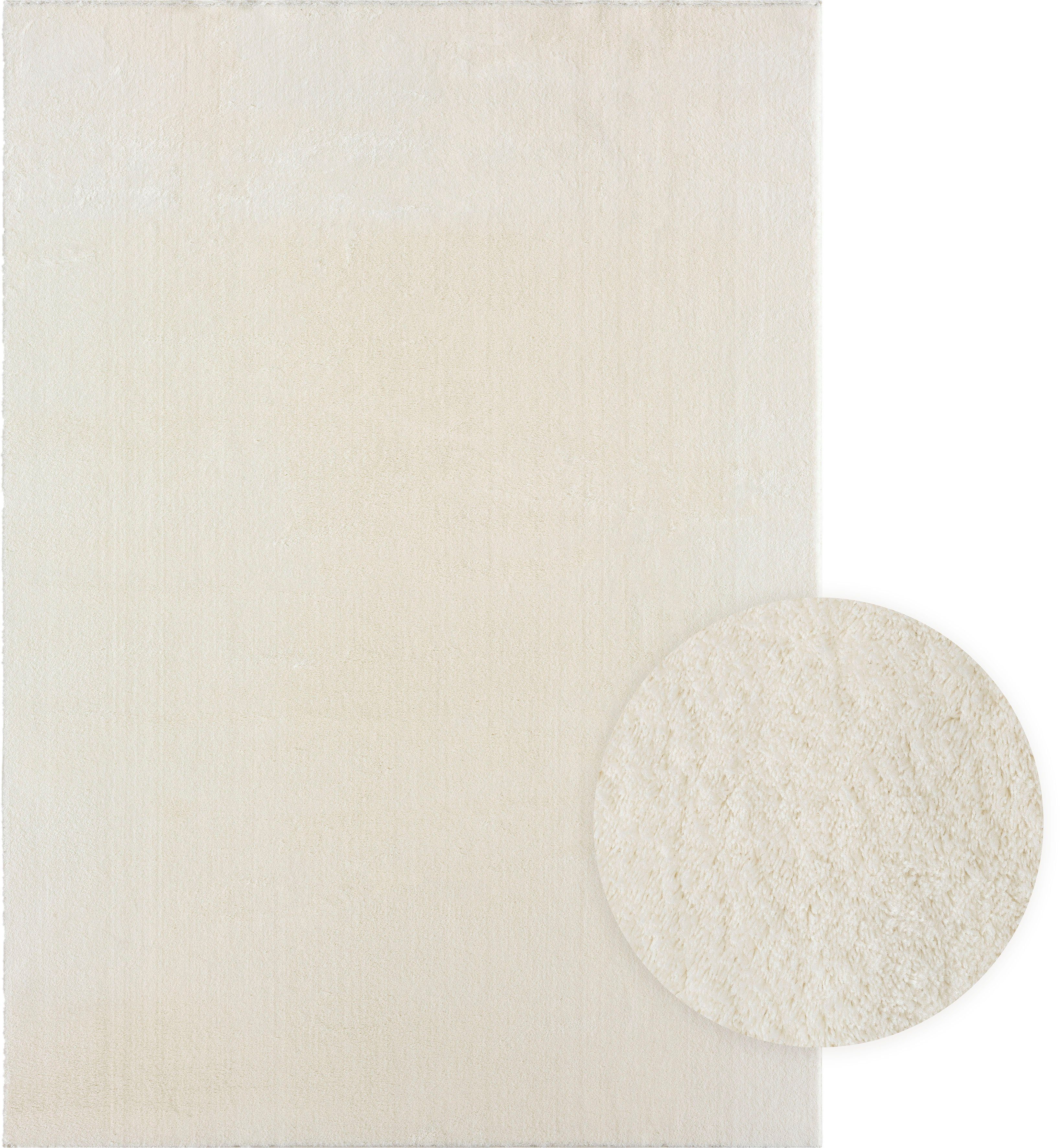 merinos Vloerkleed Loft 37, vloerkleed van imitatiebont zacht en knus, bont gevoel, anti-slip onderkant,