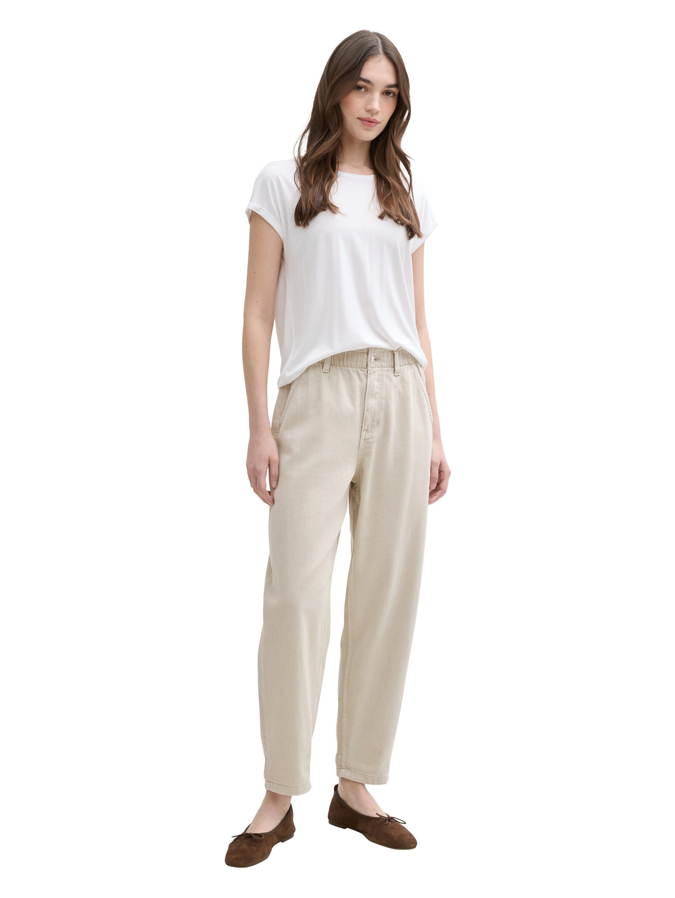 Tom Tailor Denim 7/8 jeans met elastische taille