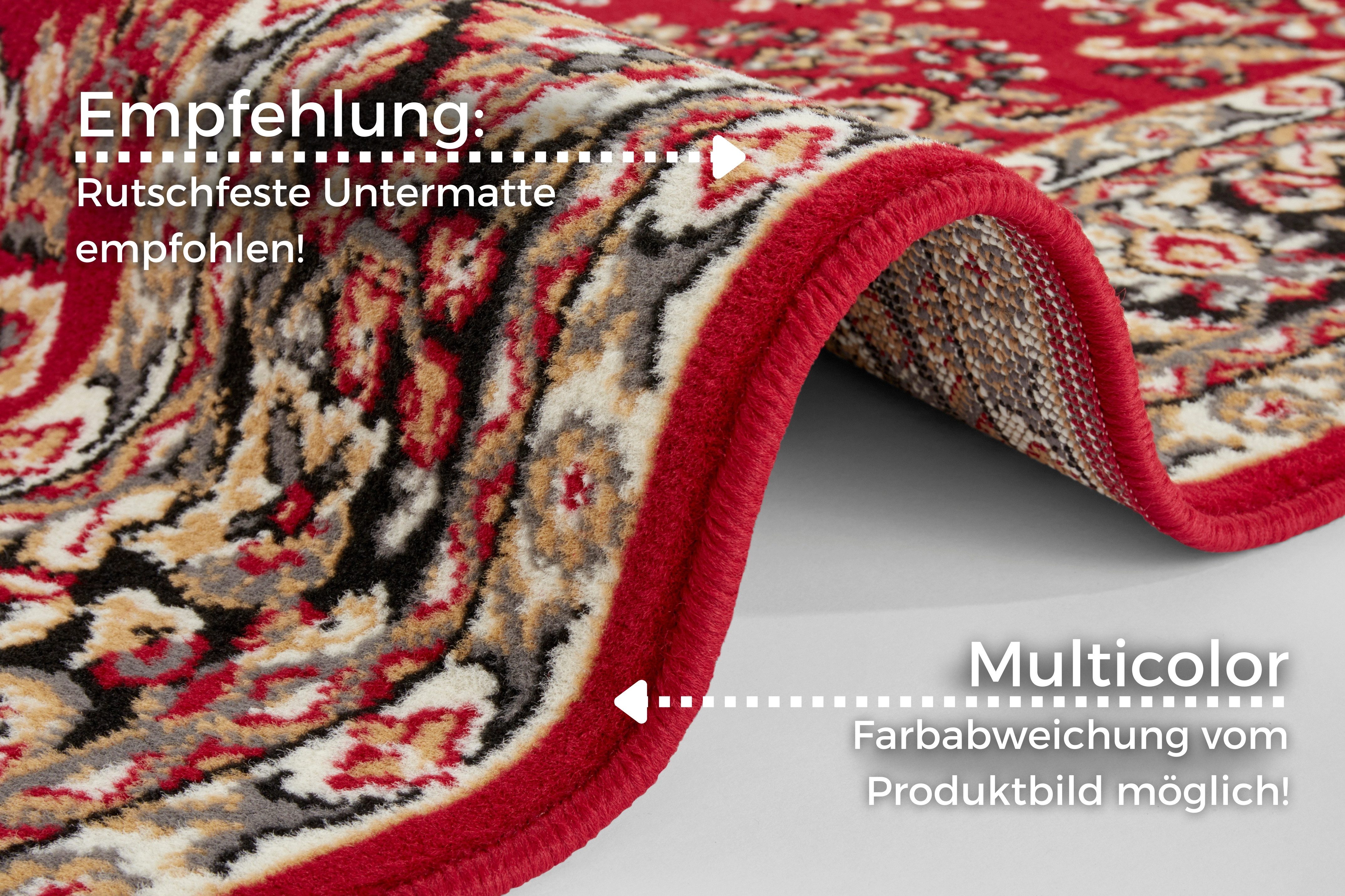 HANSE Home Vloerkleed Halton Kortpolig, orient-look, met bies, loper, onderhoudsvriendelijk, geketteld