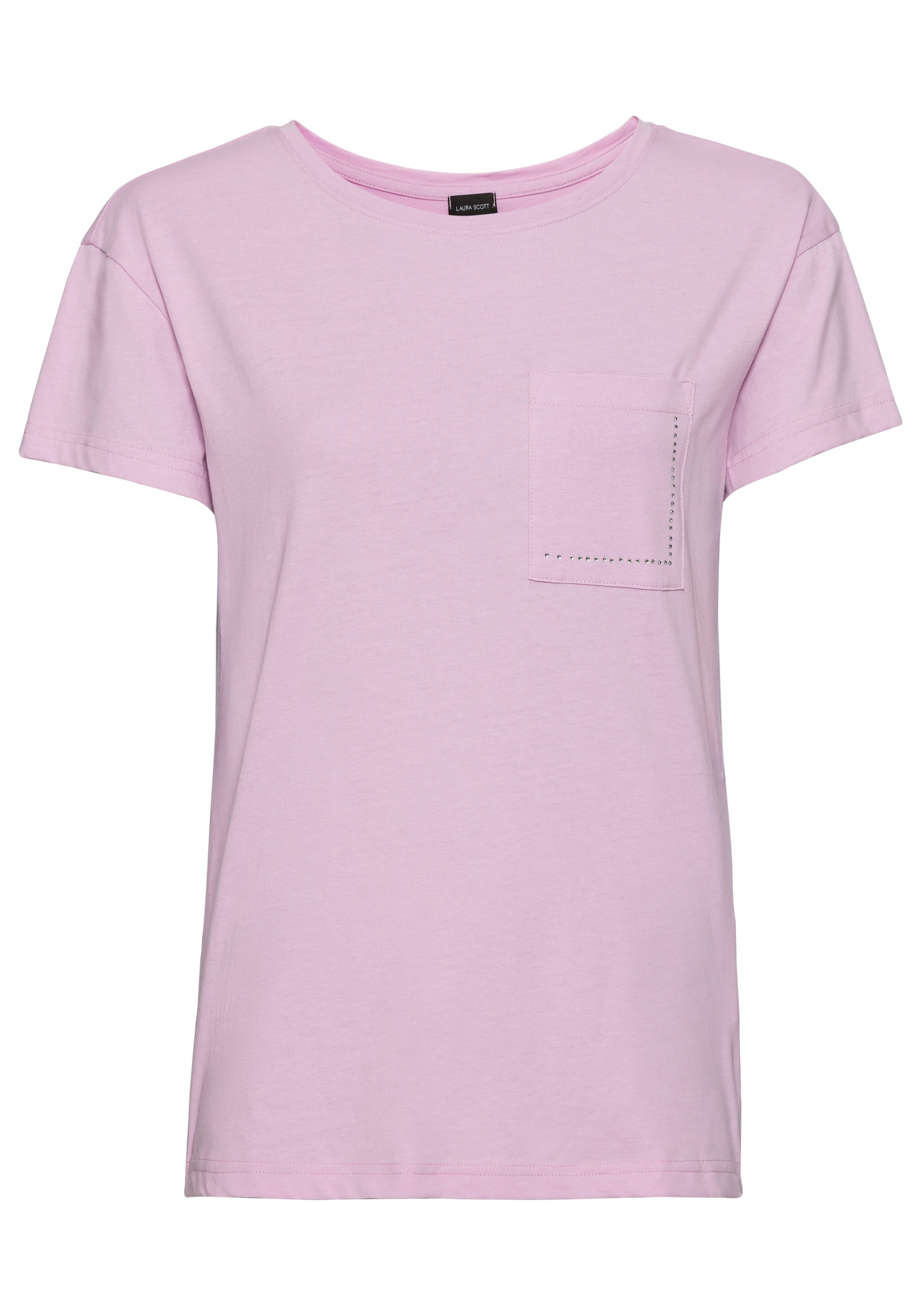 Laura Scott T-shirt met elegante glittertas nieuwe collectie