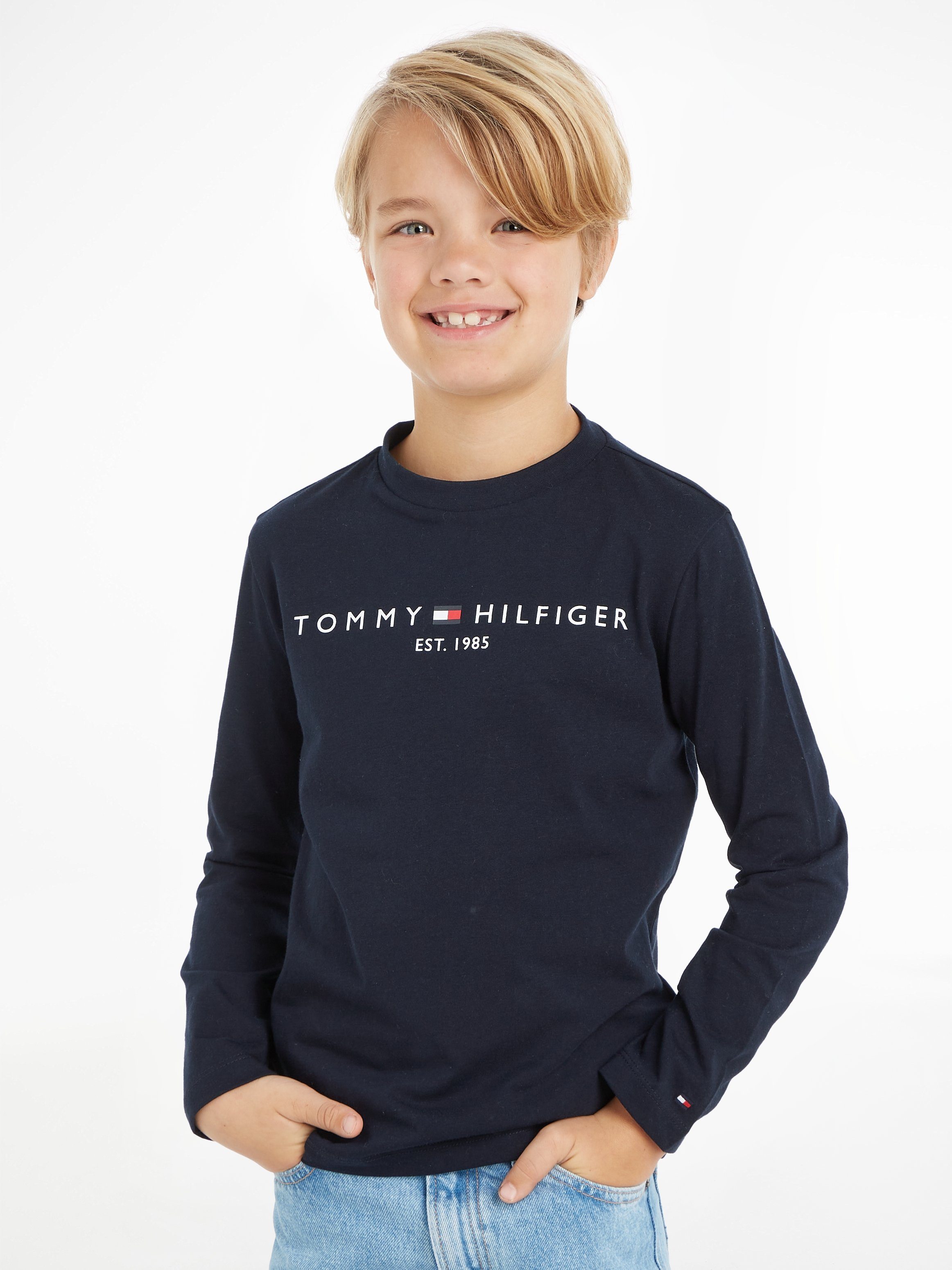 Tommy Hilfiger Shirt met lange mouwen U ESSENTIAL TEE L/S