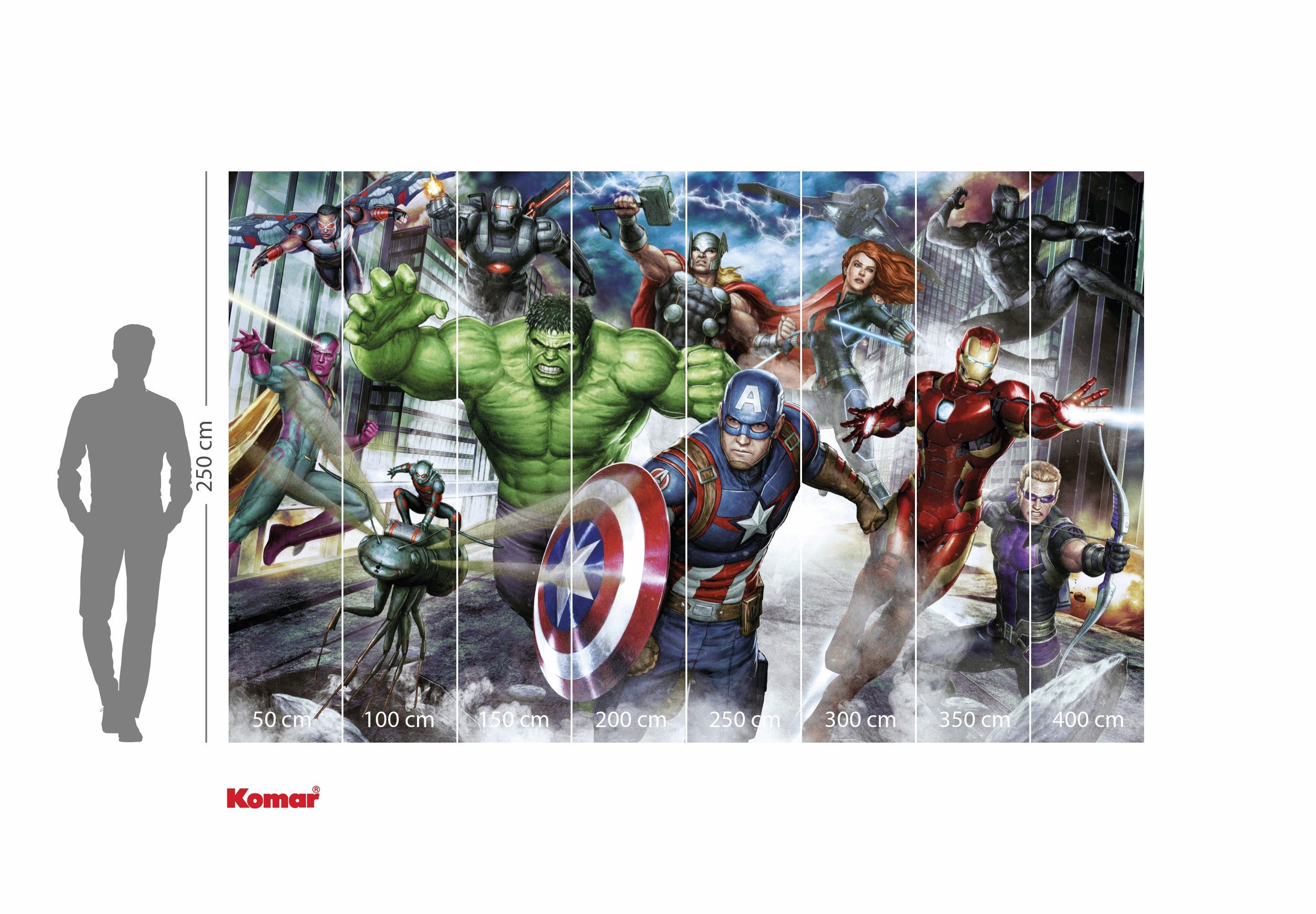 Komar Kinderbehang Marvel Avengers Assemble (1 stuk)