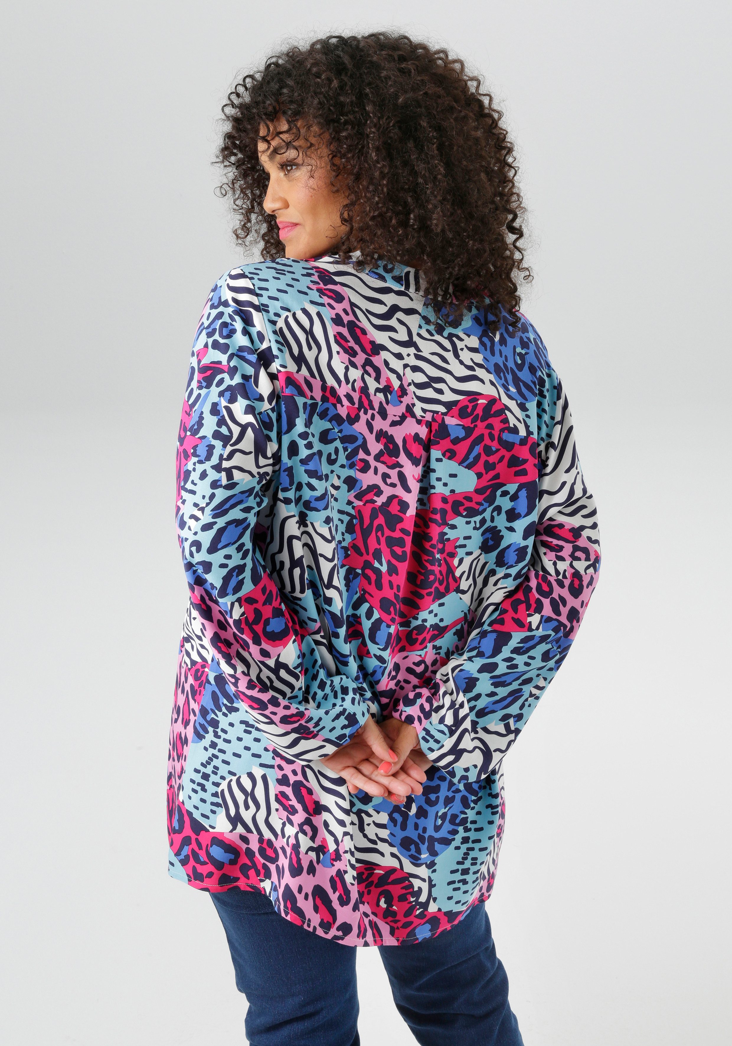Aniston PLUS Blouse met kraagstrik