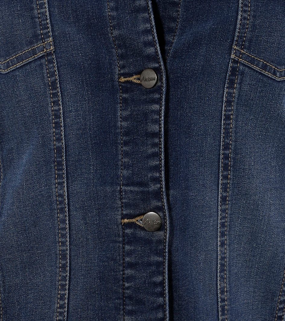 Aniston PLUS Jeansjack met gerafelde zoom - nieuwe collectie