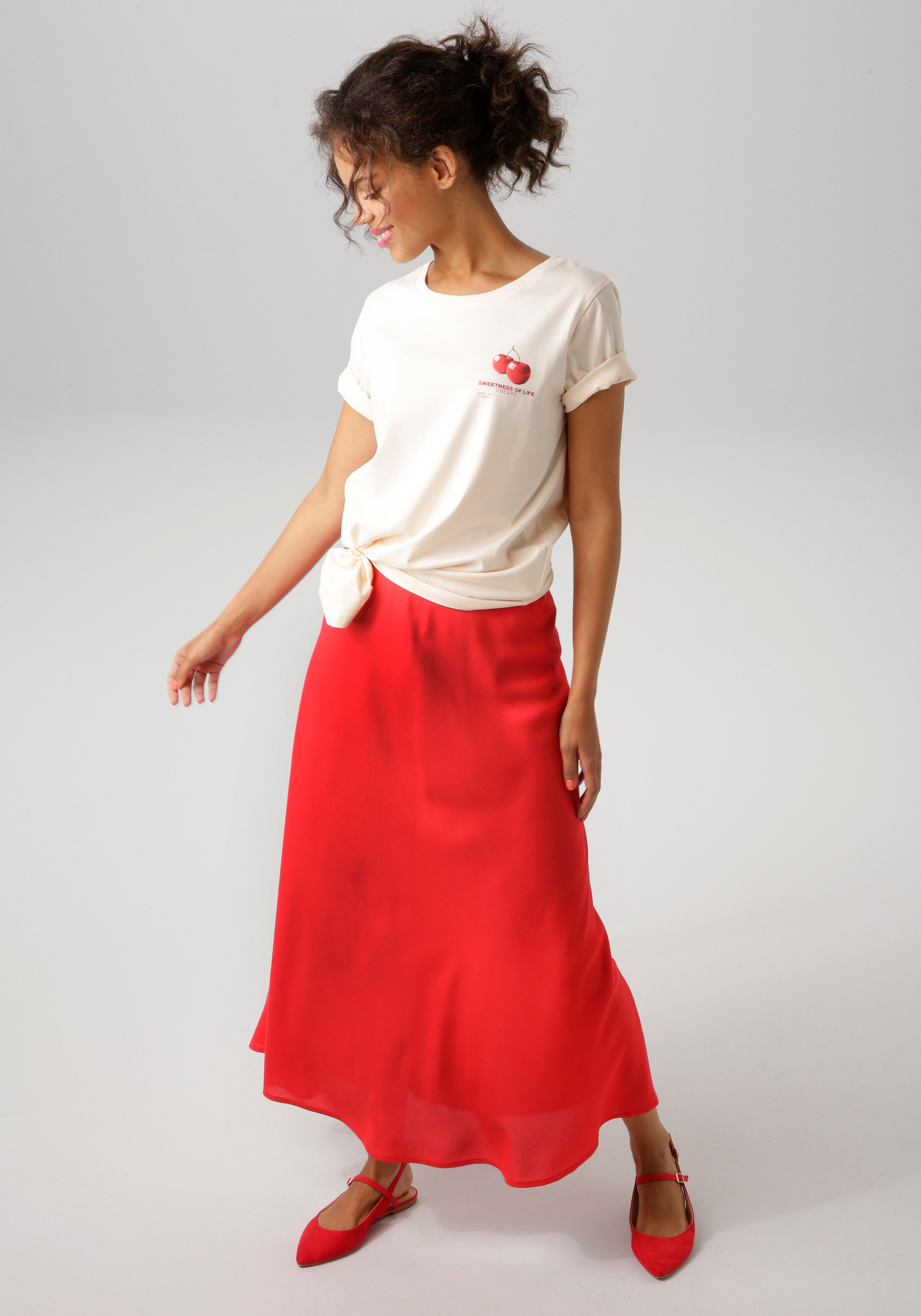 Aniston CASUAL Maxirok in zomerse kleuren