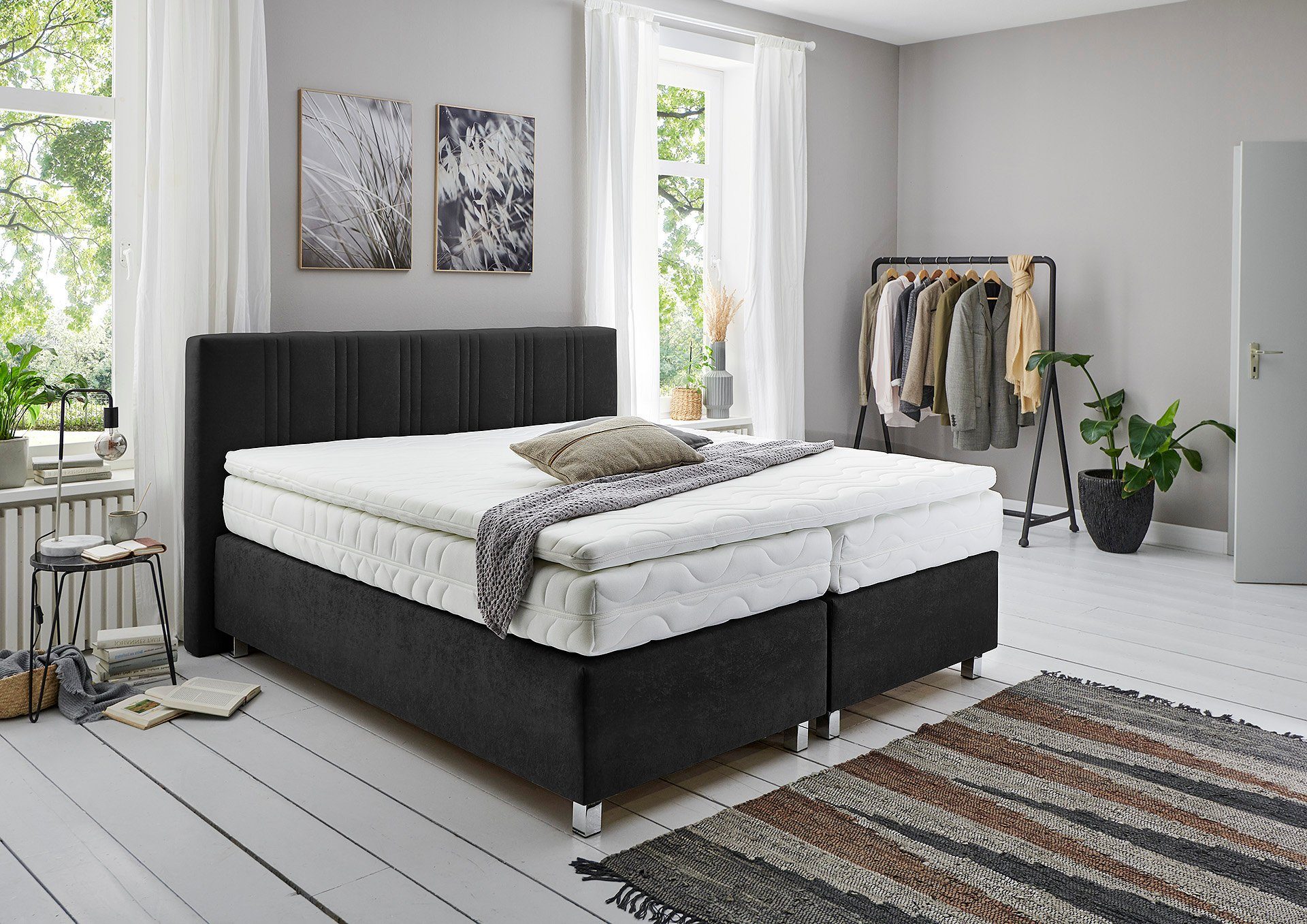 Westfalia Polsterbetten Boxspring naar keuze met bedkist en topmatras
