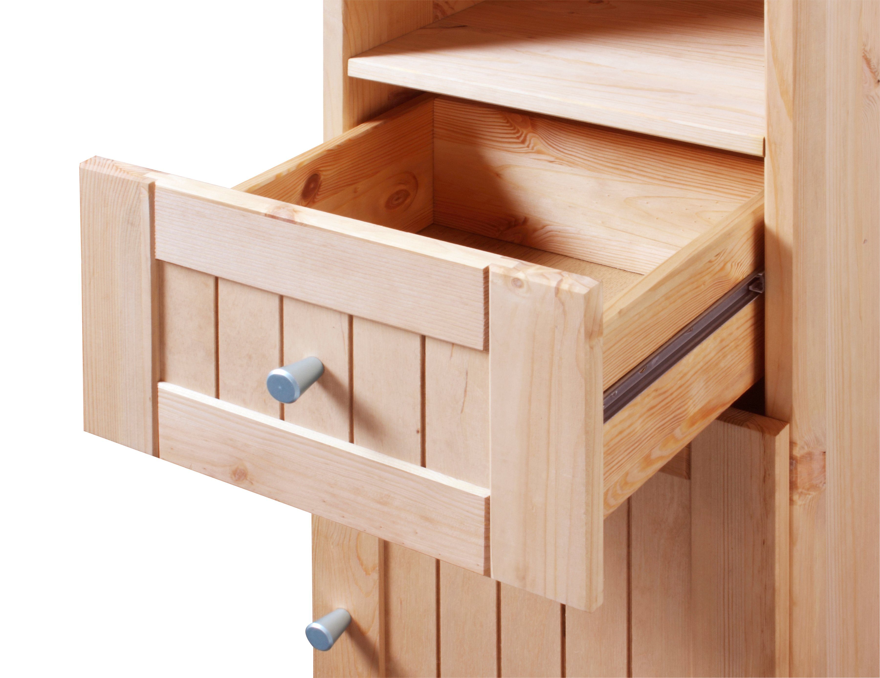 welltime Hoge kast Venezia rustiek Breedte 33 cm, van hoogwaardig hout