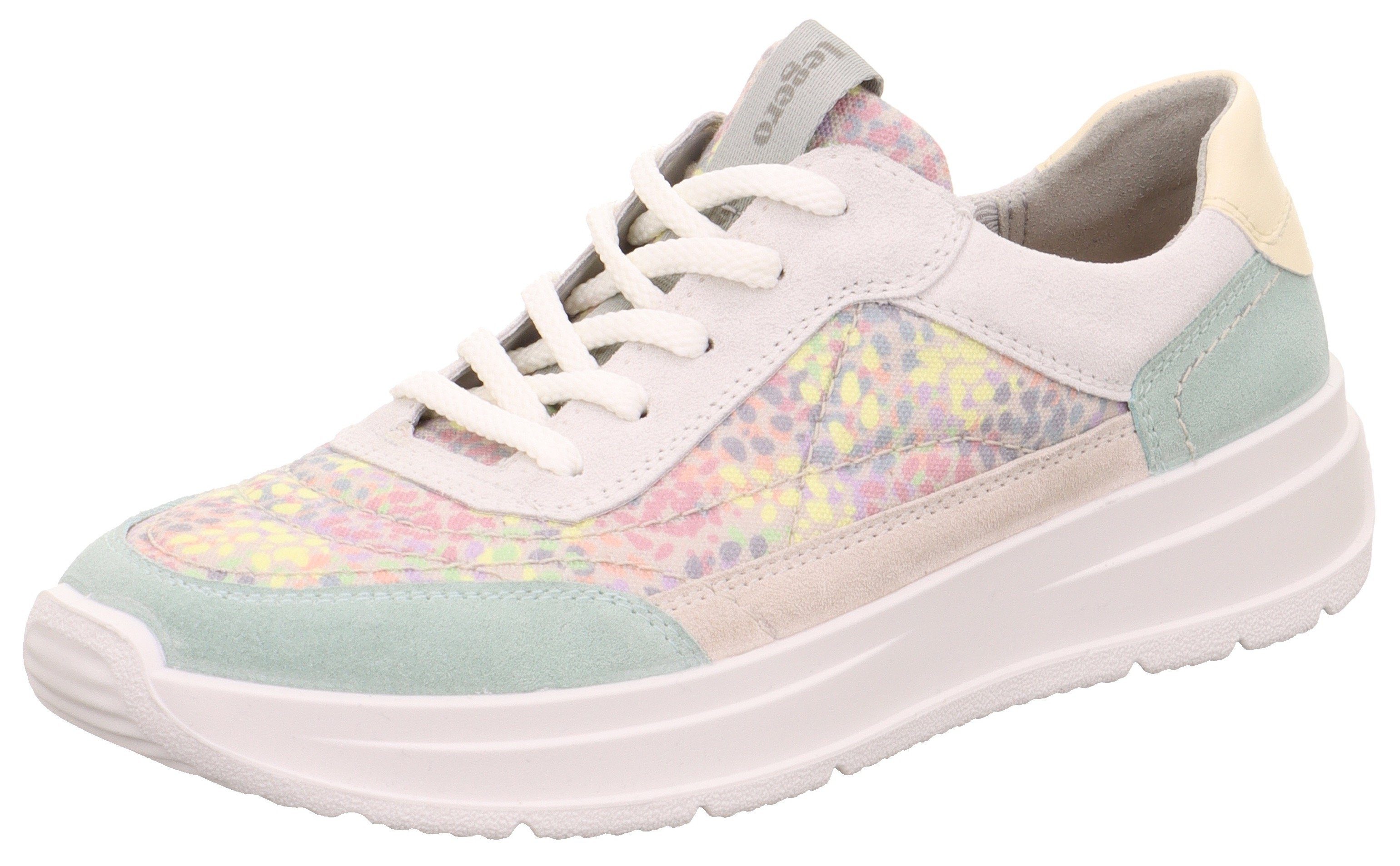 Legero Sneakers Sprinter in pastelkleuren look, vrijetijdsschoen, lage schoen, veterschoen