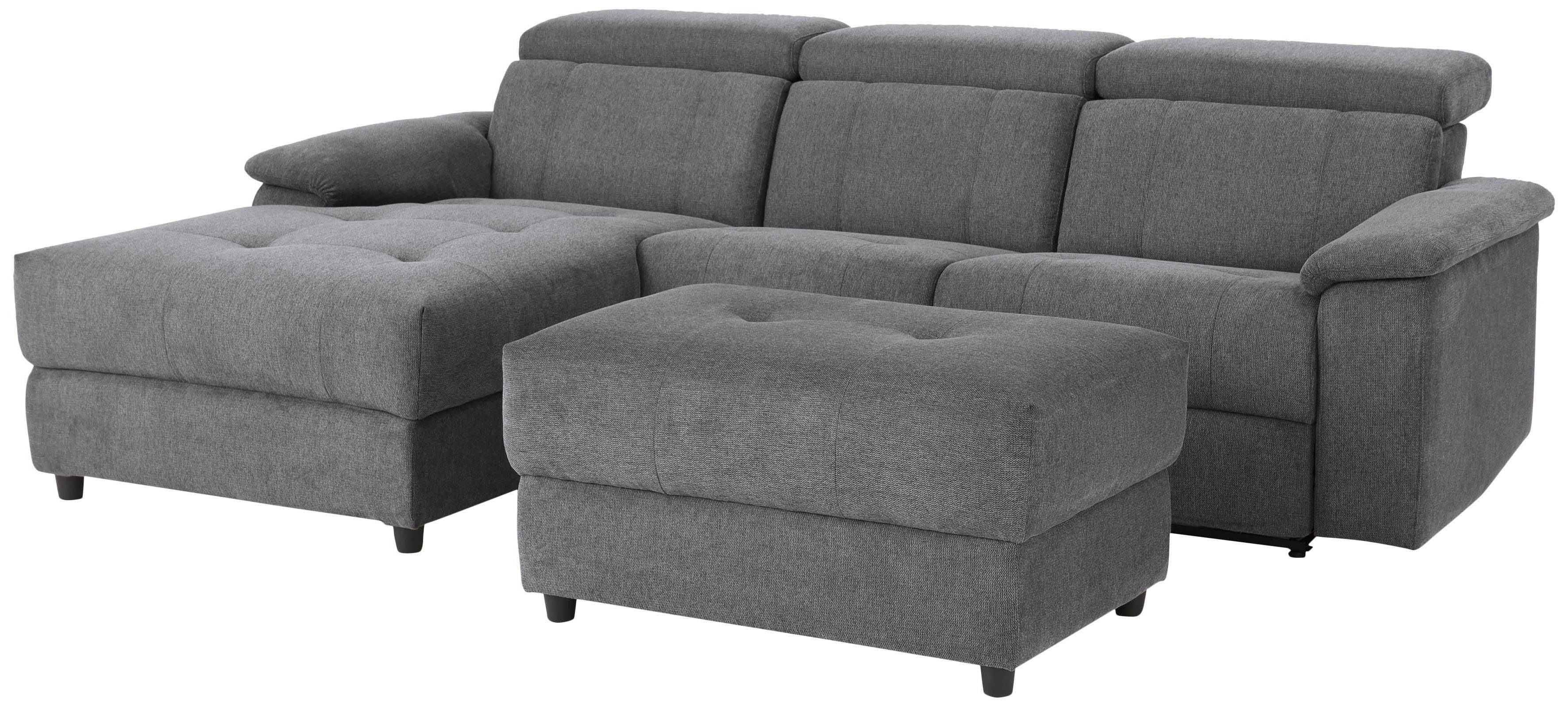 Home affaire Hoekbank Binado, L-vorm, met handmatige of elektrische relaxfunctie met usb-aansluiting
