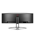 aoc curved-gaming-monitor ag493ucx2, 124 cm - 49 ", dqhd zwart