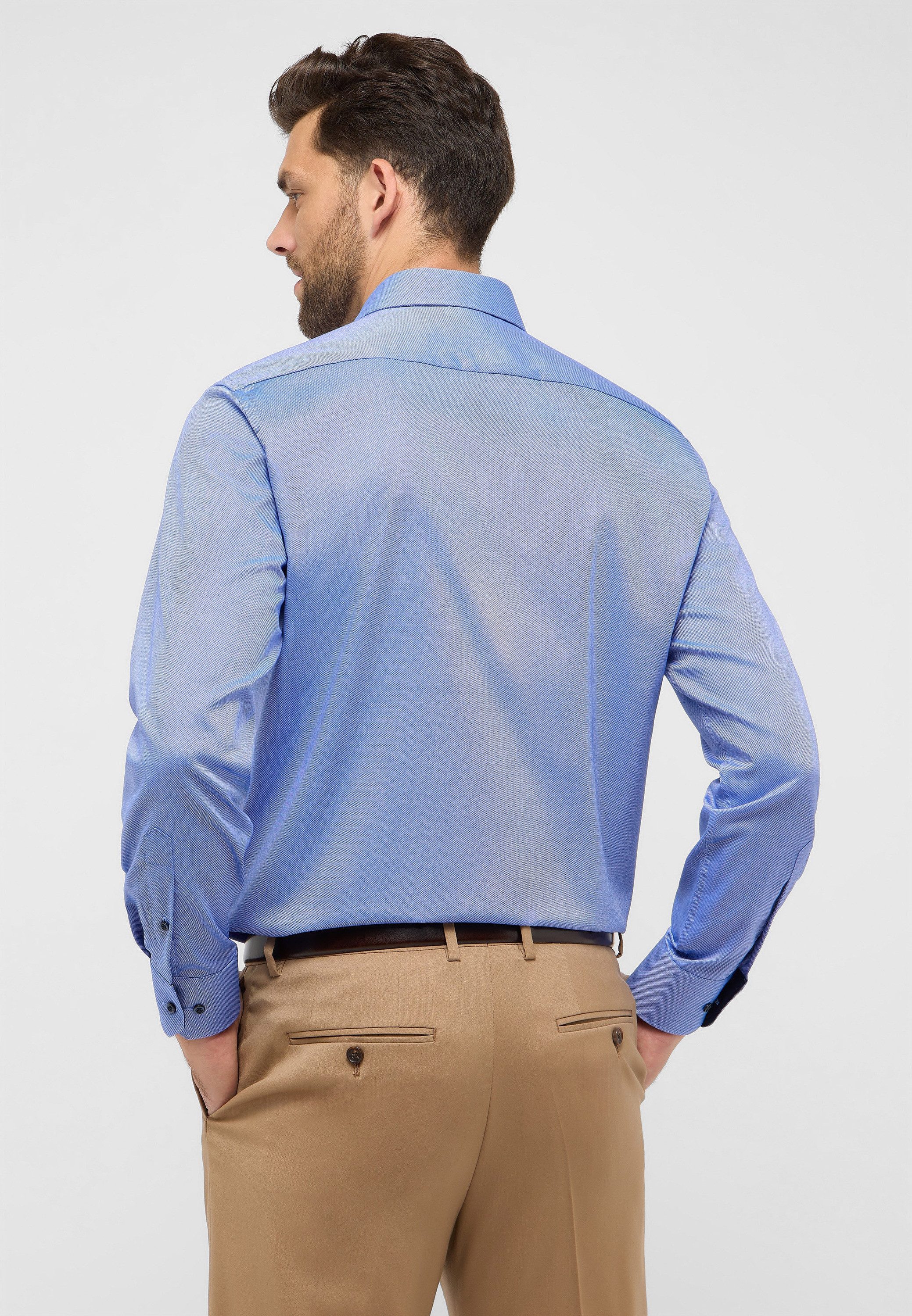 Eterna Overhemd met lange mouwen MODERN FIT NON IRON (strijkvrij)