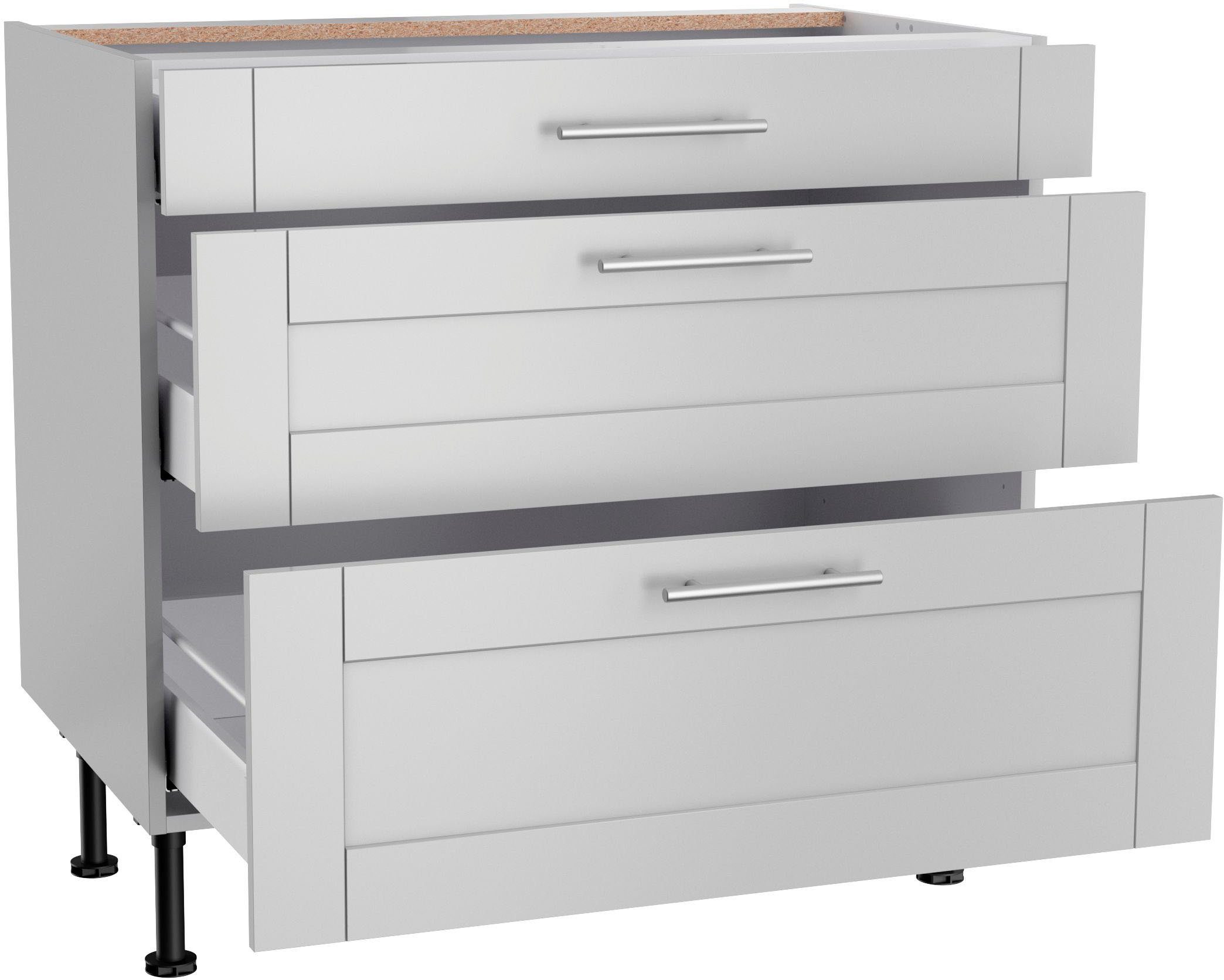 OPTIFIT Ombouwkast voor fornuis Ahus Breedte 90-130 cm