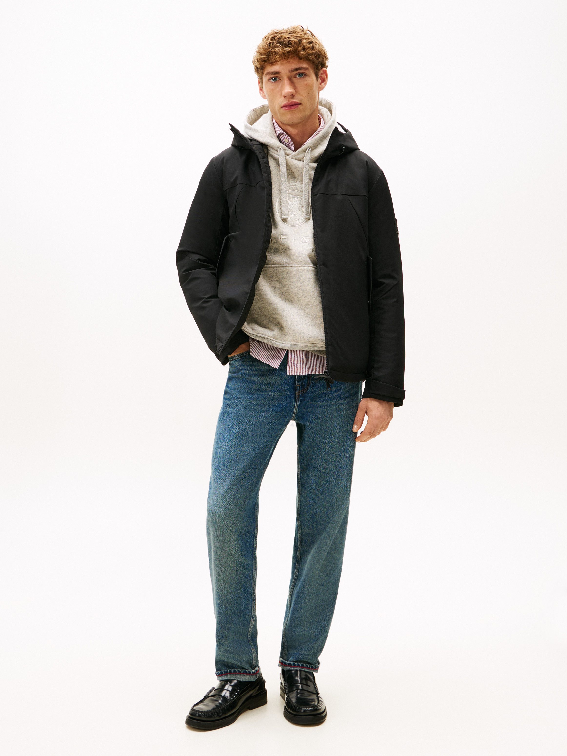 Tommy Hilfiger Functioneel jack TECH HOODED SHORT PADDED JACKET