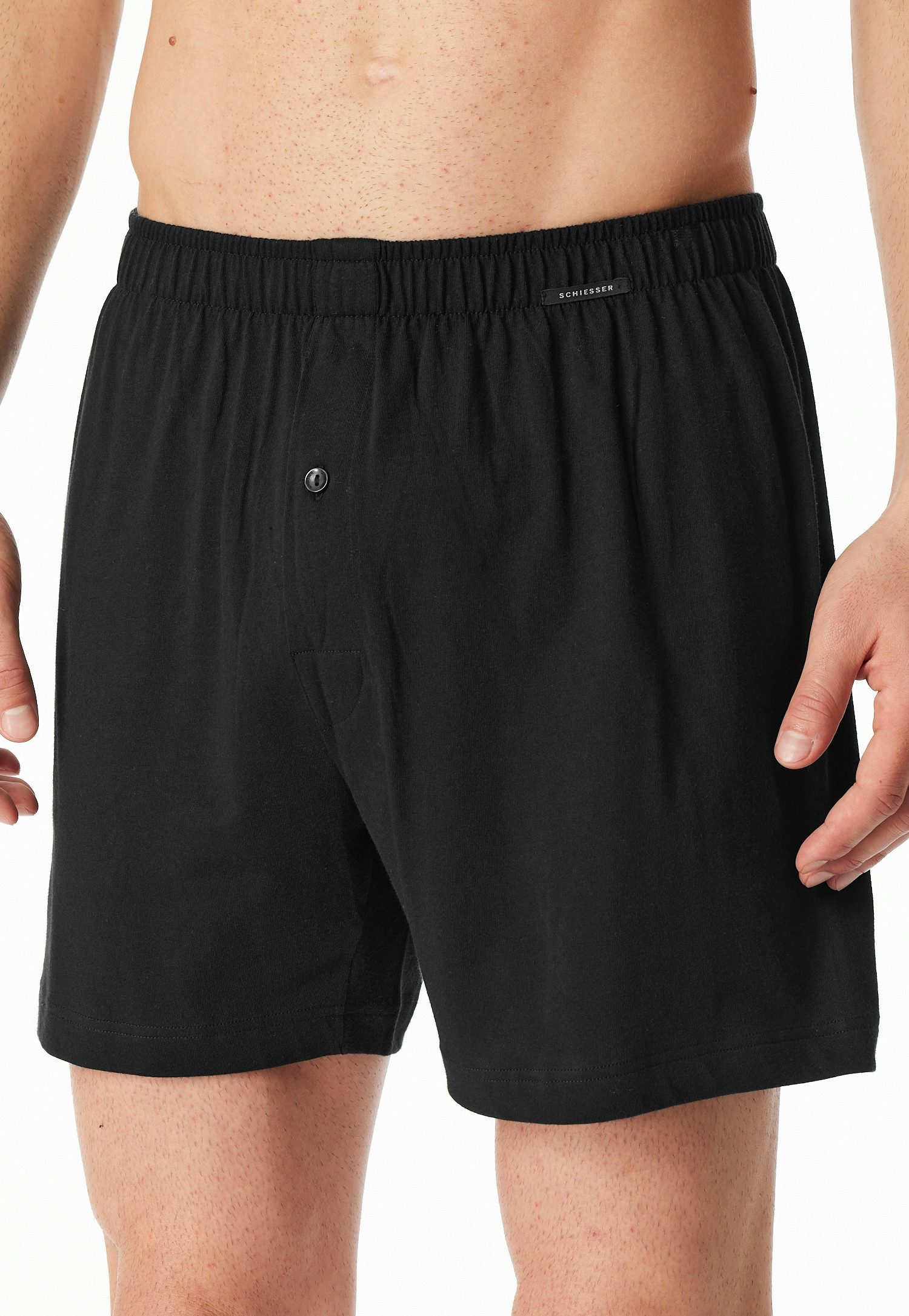 Schiesser Boxershort Multipacks losse pasvorm, met opening, elastische band (Set van 2)