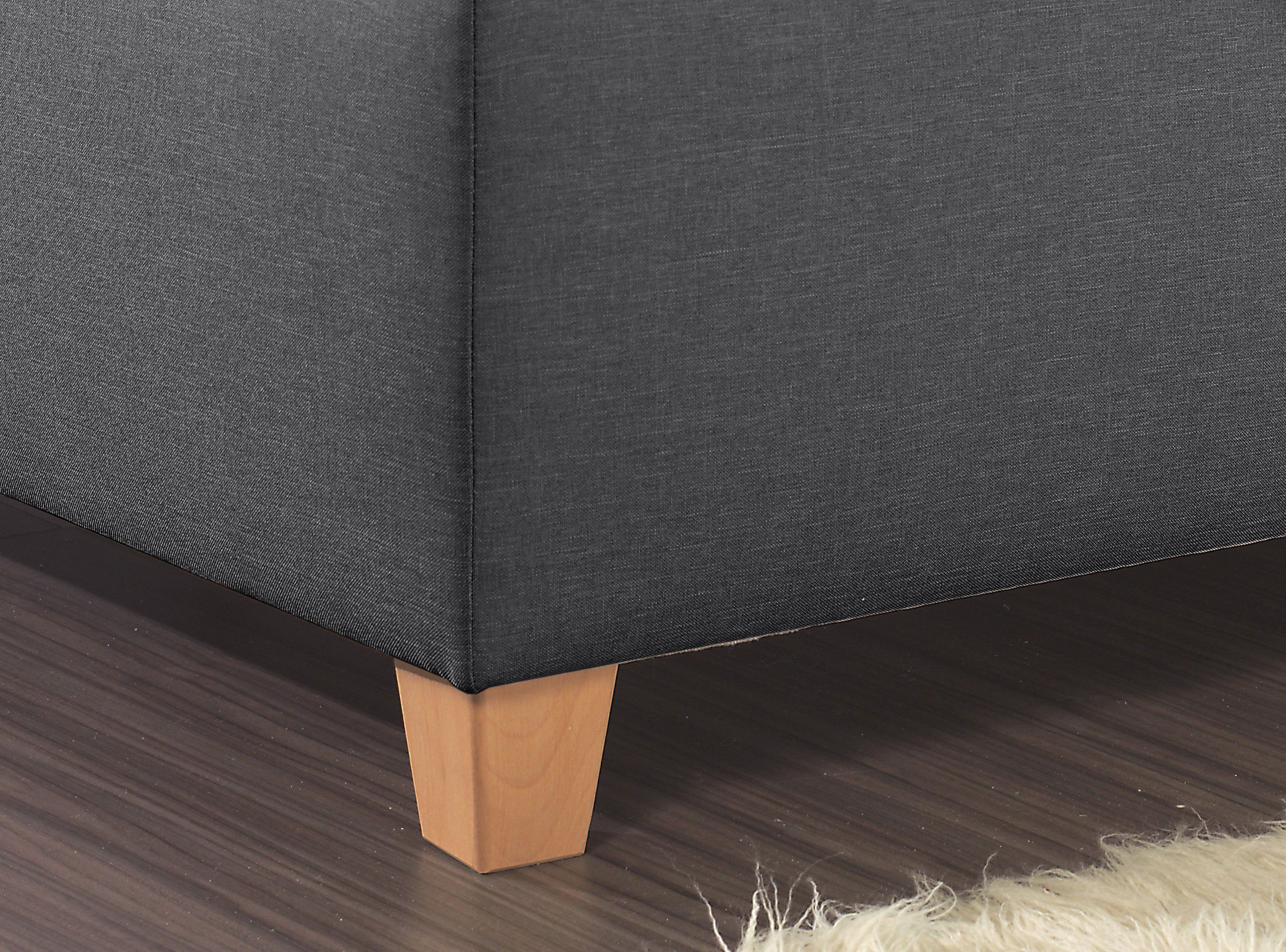 Maintal Gestoffeerd bed Madane naar keuze met matras in de hardheden h2, h3 of h4