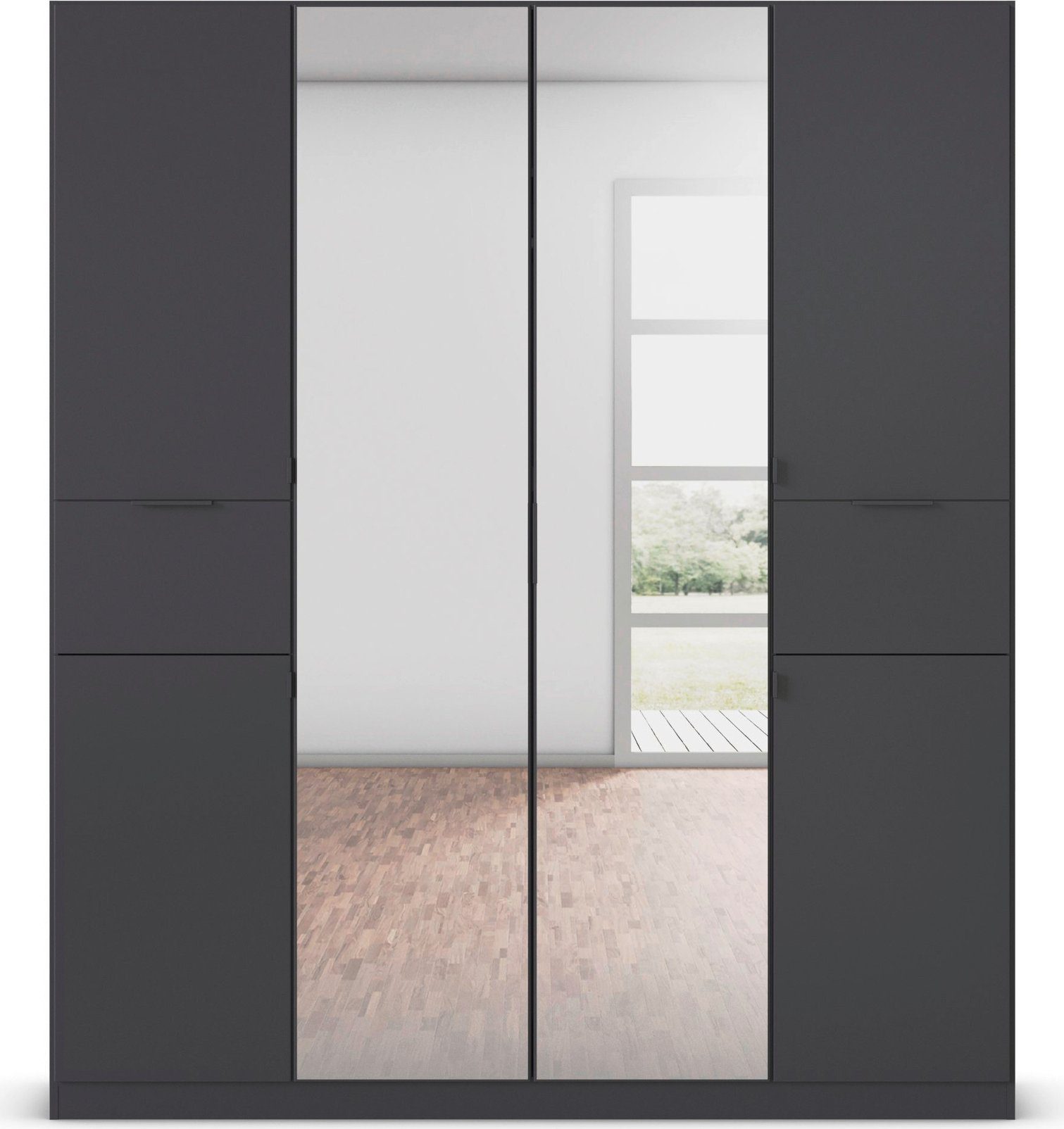 rauch Draaideurkast Kledingkast kast garderobe waskast TICAO met 2 ruime lades, veel opbergruimte made in germany